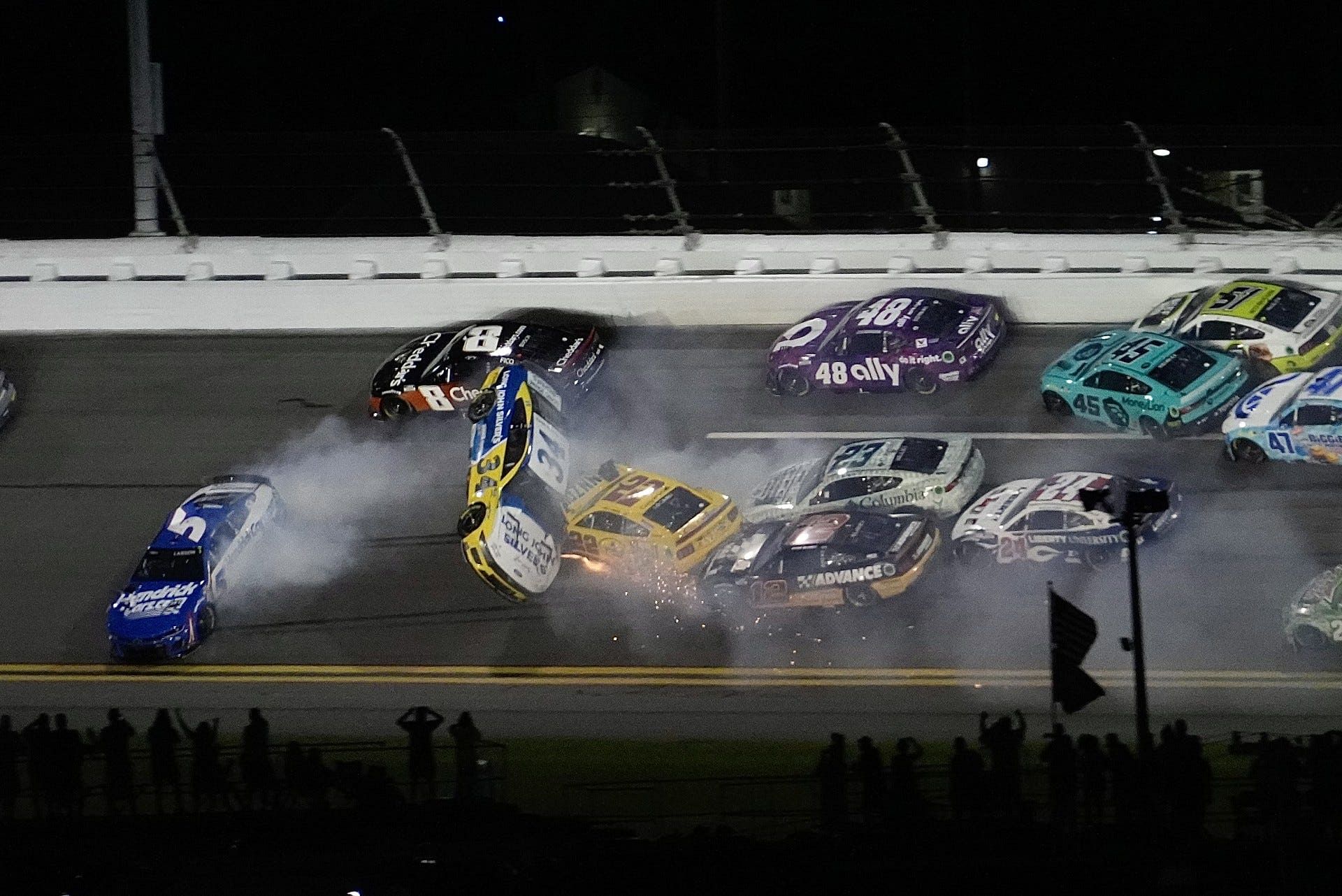 NASCAR pileup - Source: Imagn