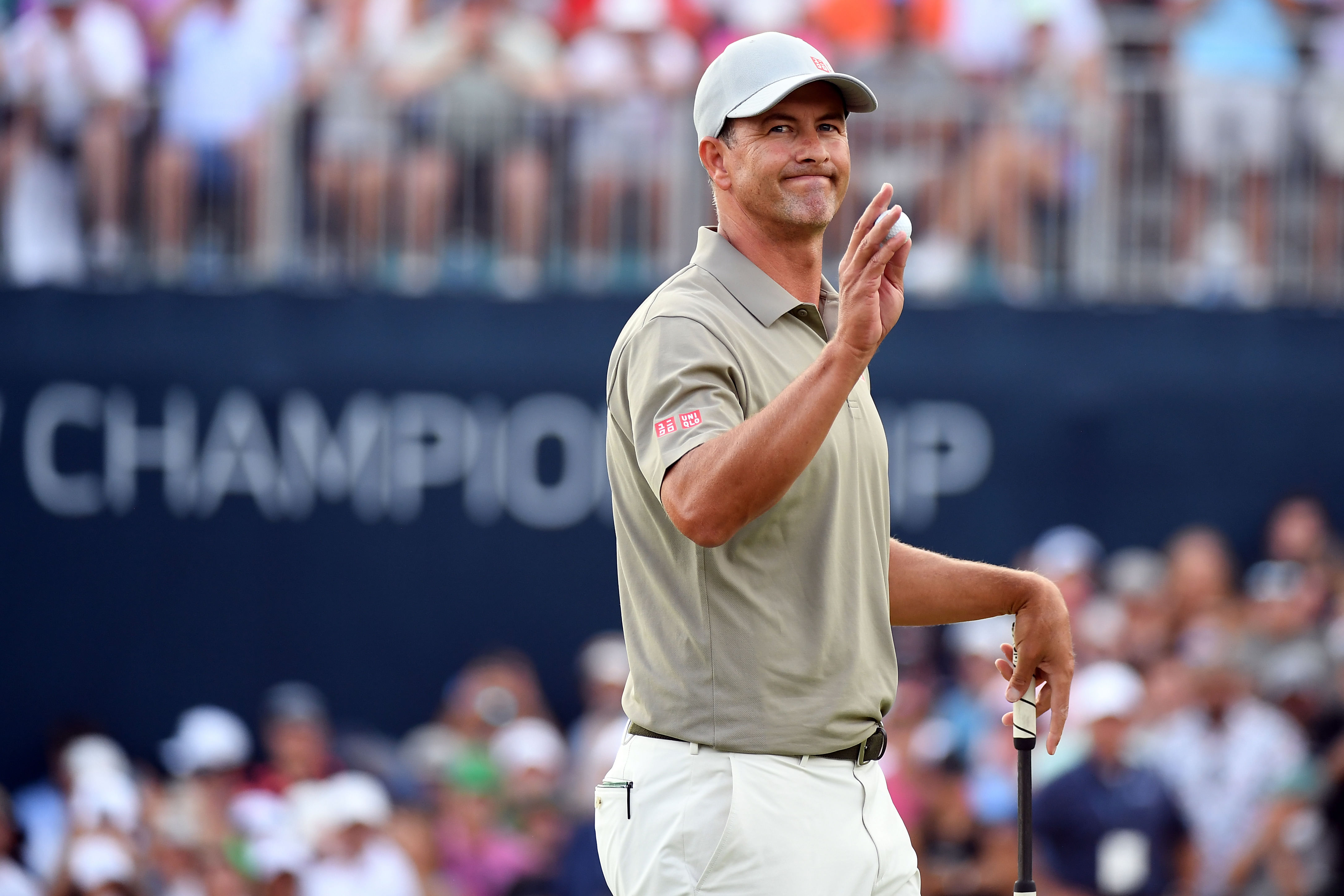 "I'm on the losing side all the time" Adam Scott takes subtle dig at