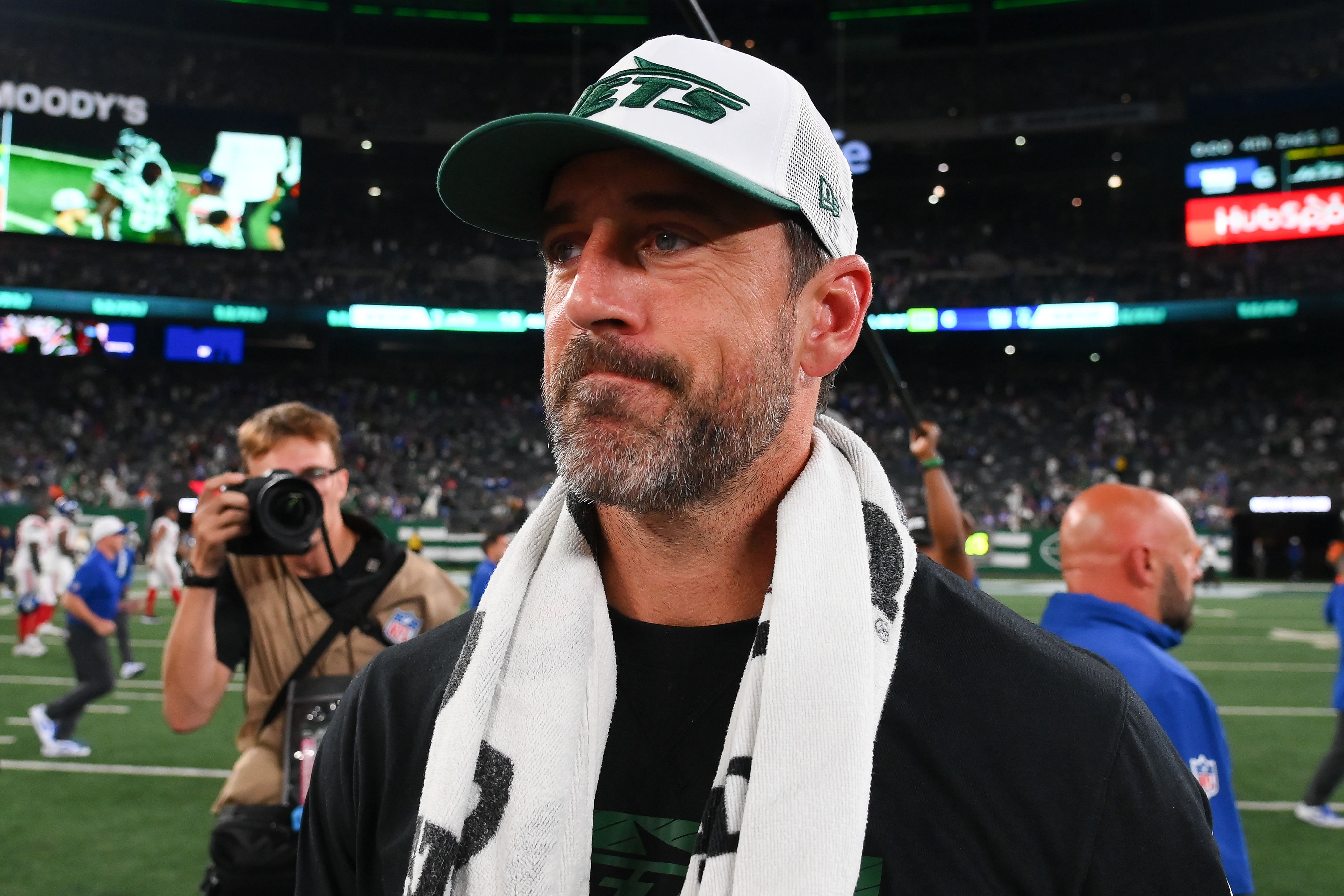 New York Jets QB Aaron Rodgers - Source: Imagn