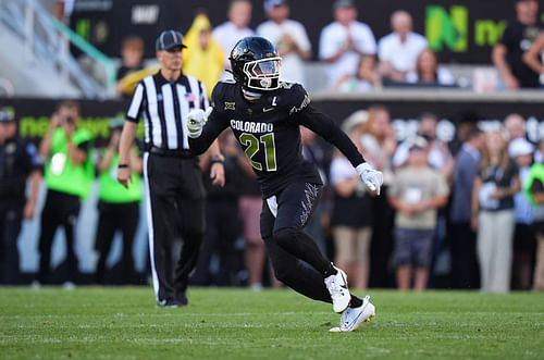 Colorado safety Shilo Sanders sustained a serious arm injury against Nebraska and will likely be out well beyond Week 3. (Photo Credit: IMAGN)