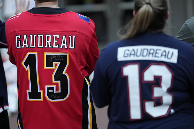 "It's wrong": Erik Gudbranson coping hard with Johnny Gaudreau's loss after devastating car accident