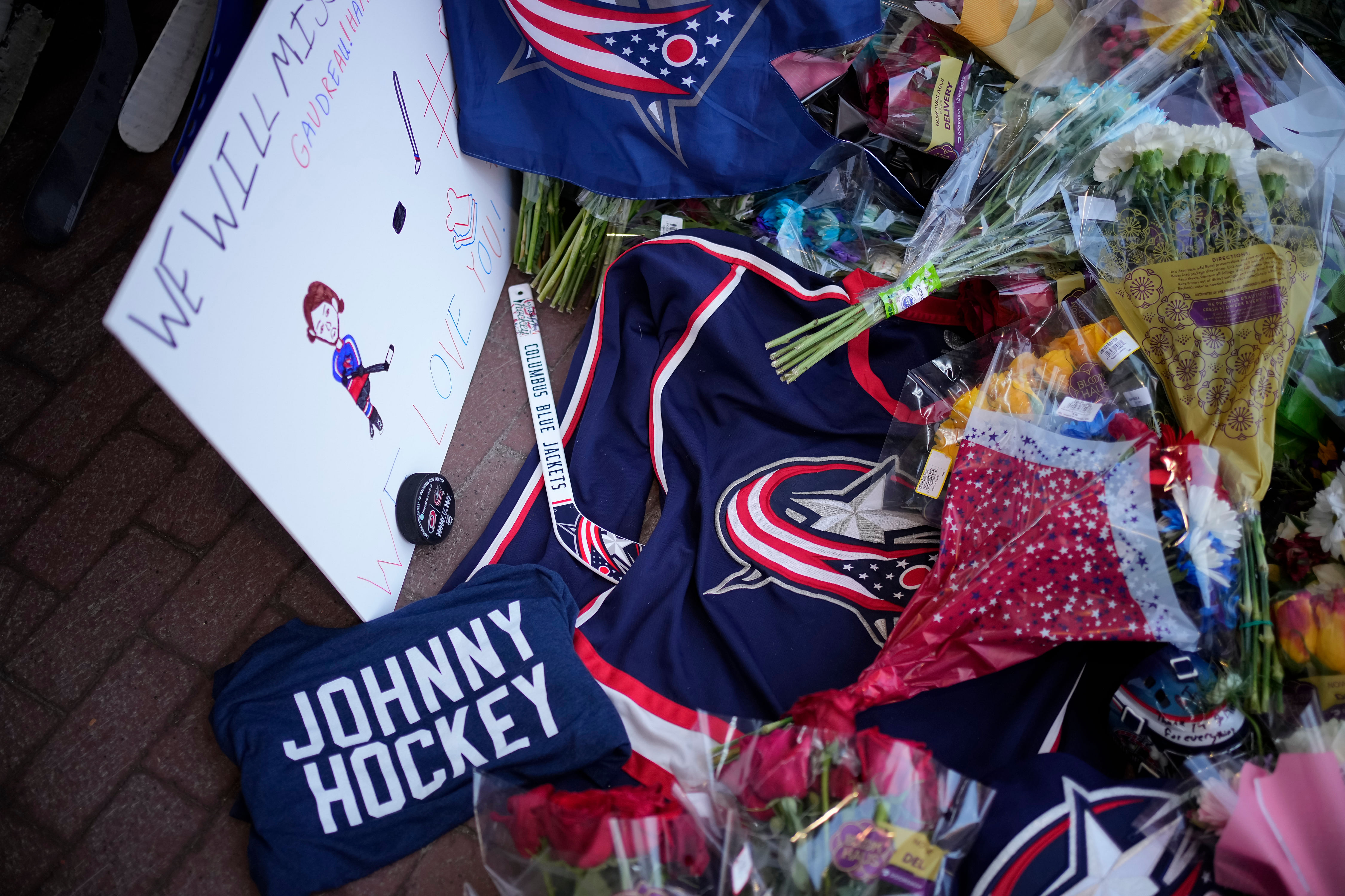 News: Johnny Gaudreau Memorial - Source: Imagn