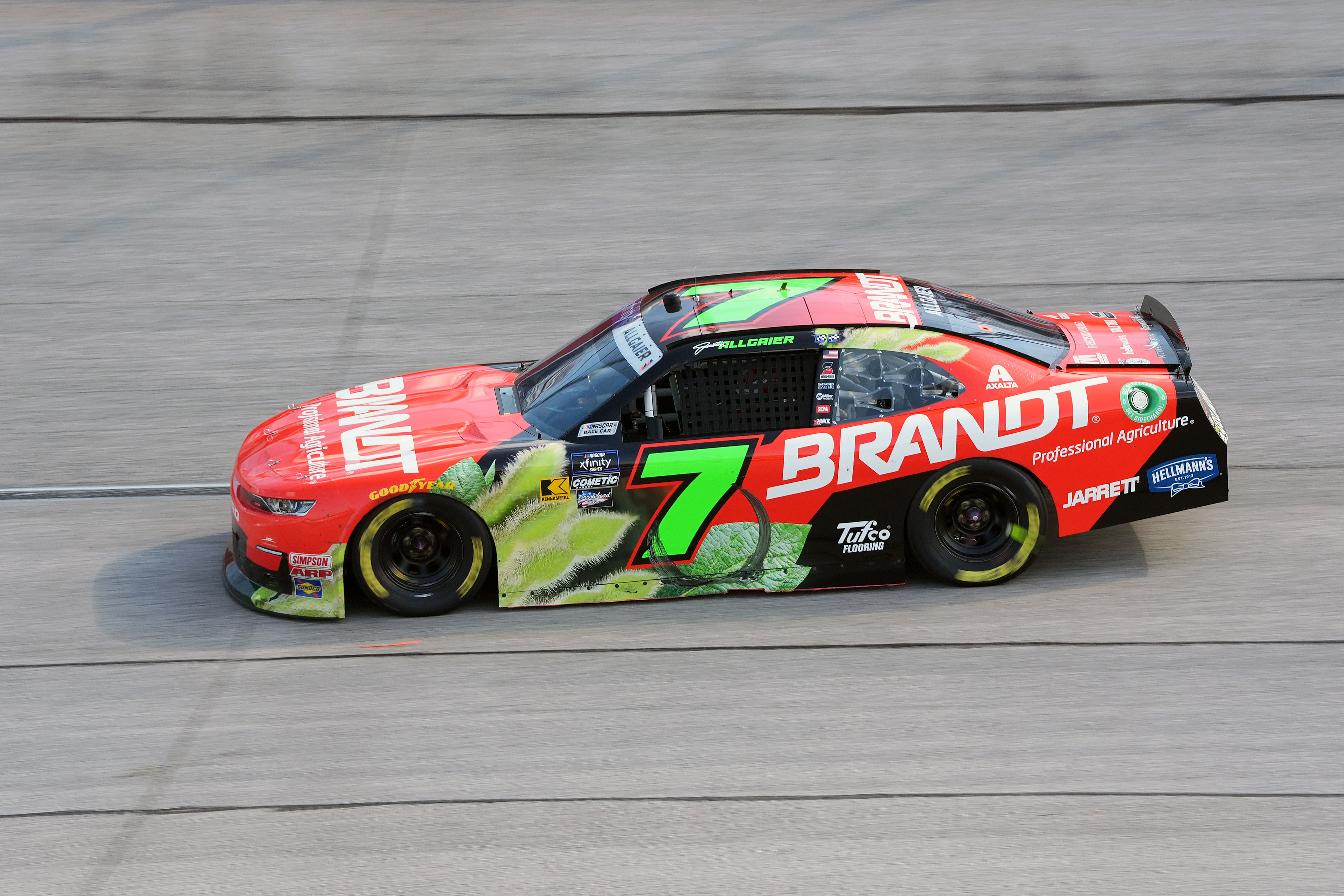 Xfinity Series driver Justin Allgaier (7) of JR Motorsport (Source: Imagn)