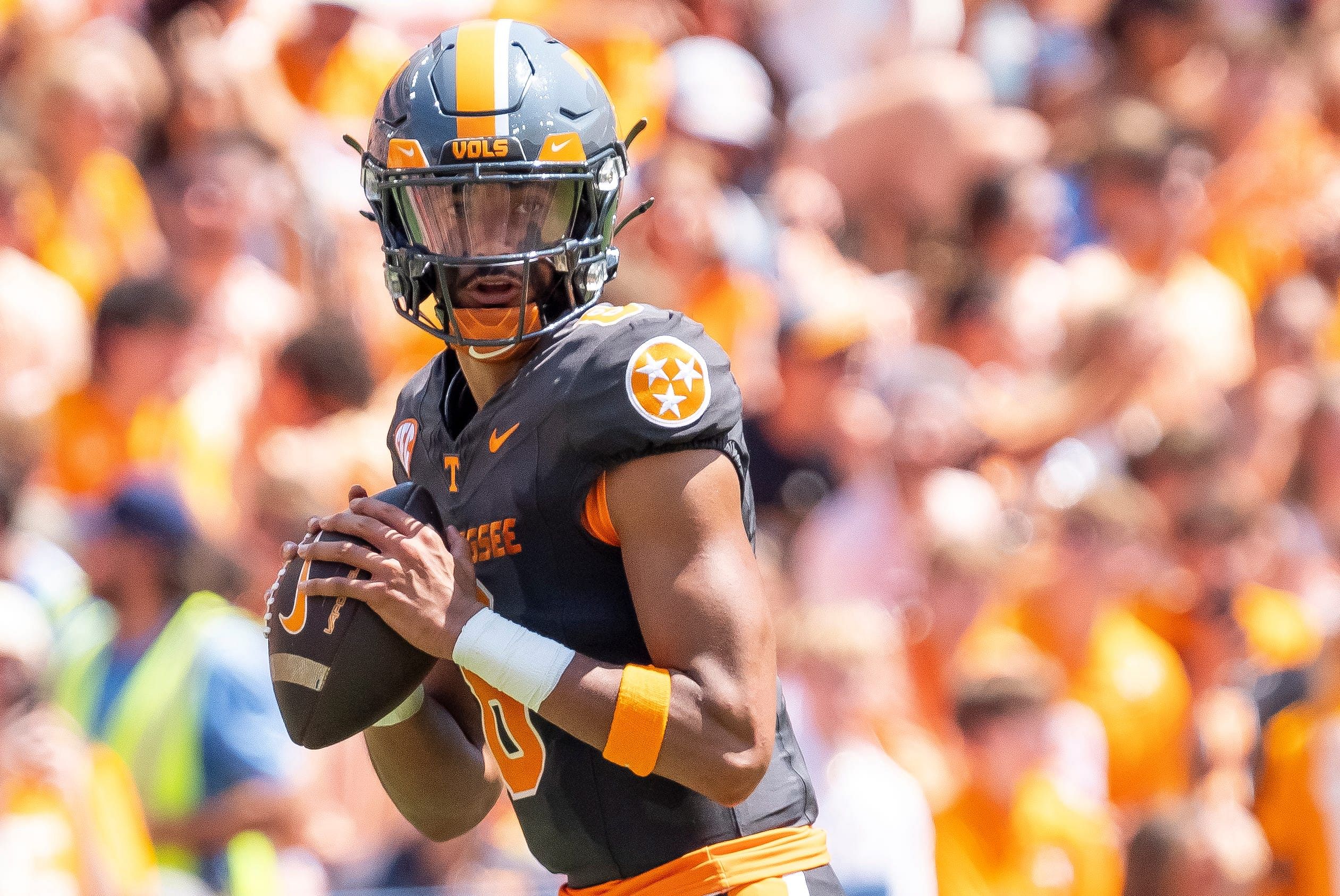 Tennessee and Nico Iamaleava will face a ranked NC State team in Week 2. (Photo Credit: IMAGN)