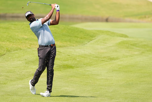 Sahith Theegala at the TOUR Championship (Source: Imagn)