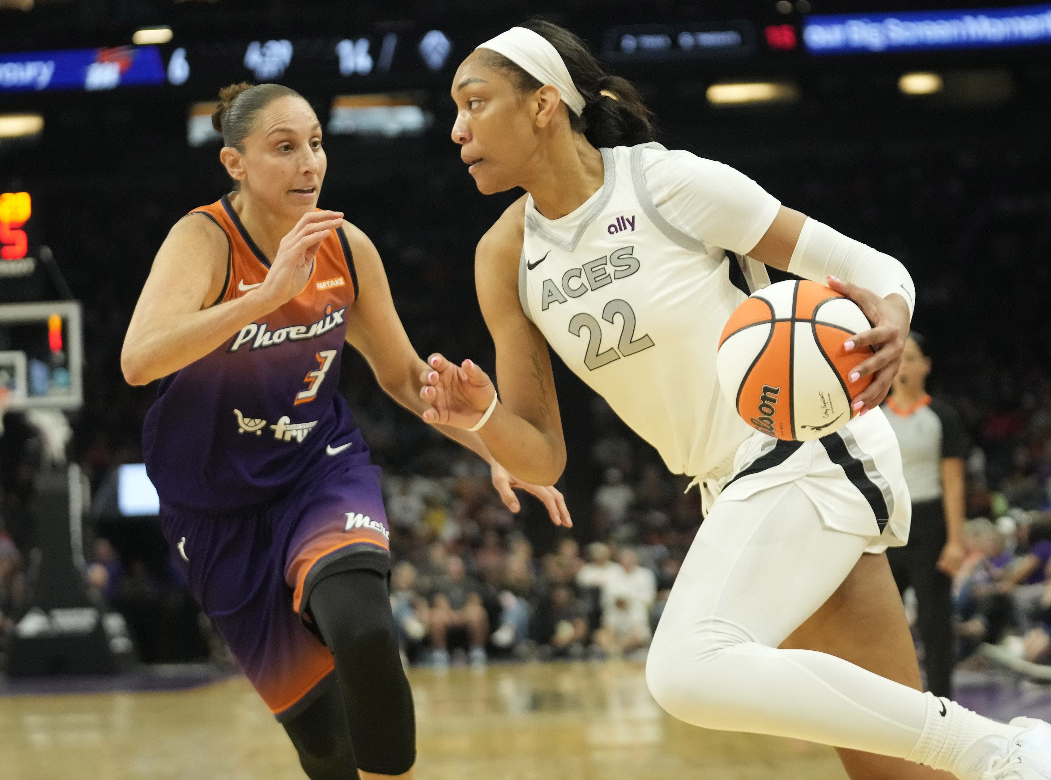 Diana Taurasi in awe of A&#039;ja Wilson after Mercury&#039;s loss to Aces. (Photo: IMAGN)