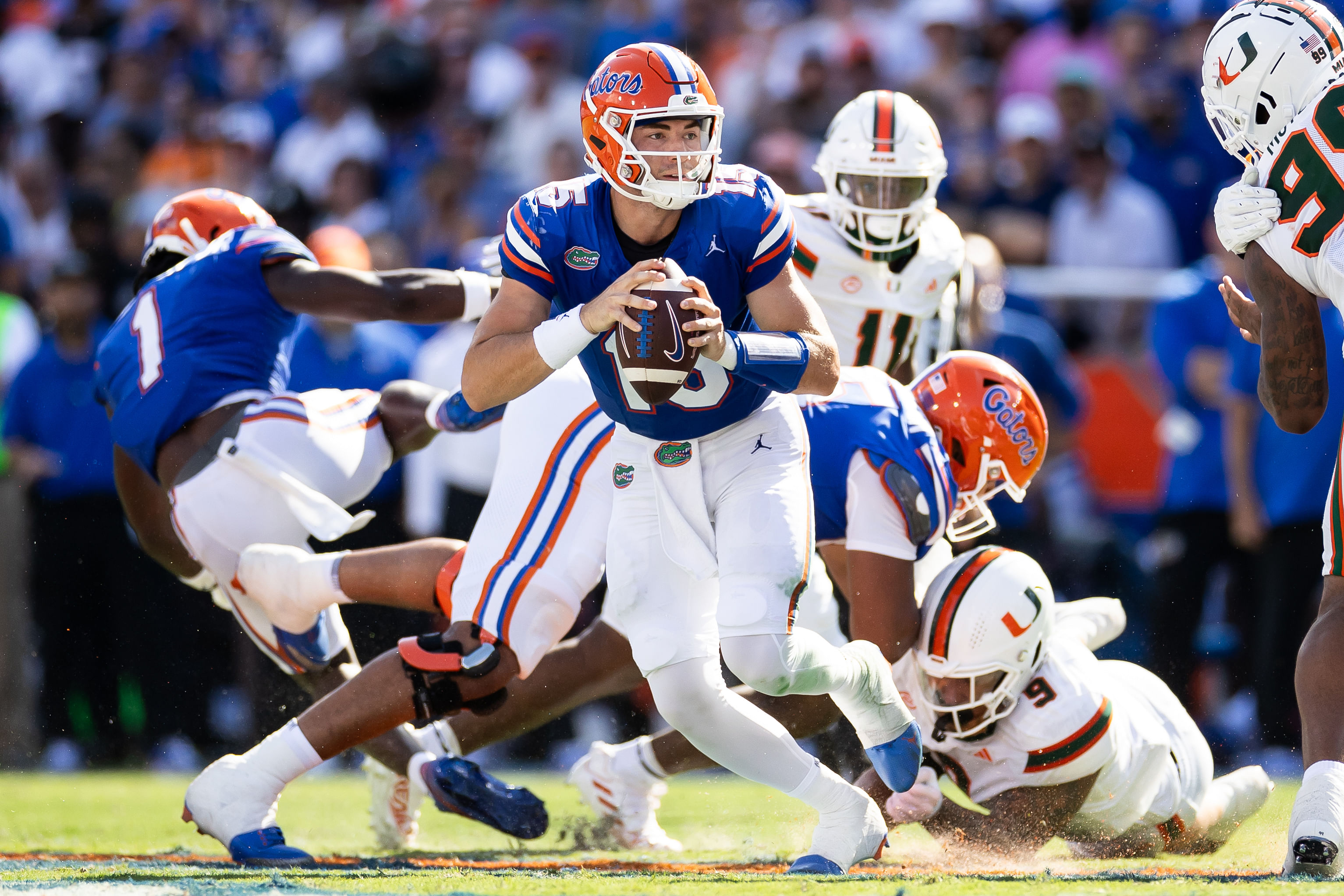 NCAA Football: Miami at Florida - Source: Imagn