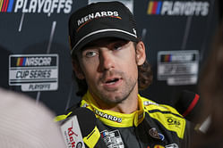 "It's a superstitious kind of thing" - Ryan Blaney on whether facial hair is still a topic with Roger Penske as playoffs unfold