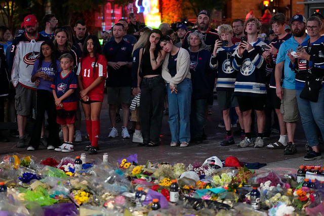 News: Columbus Blue Jackets player Johnny Gaudreau, brother Matthew remembered at candelight vigil - Source: Imagn