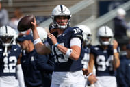 Penn State and QB Drew Allar have designs on a College Football Playoff spot. (Photo Credit: IMAGN)