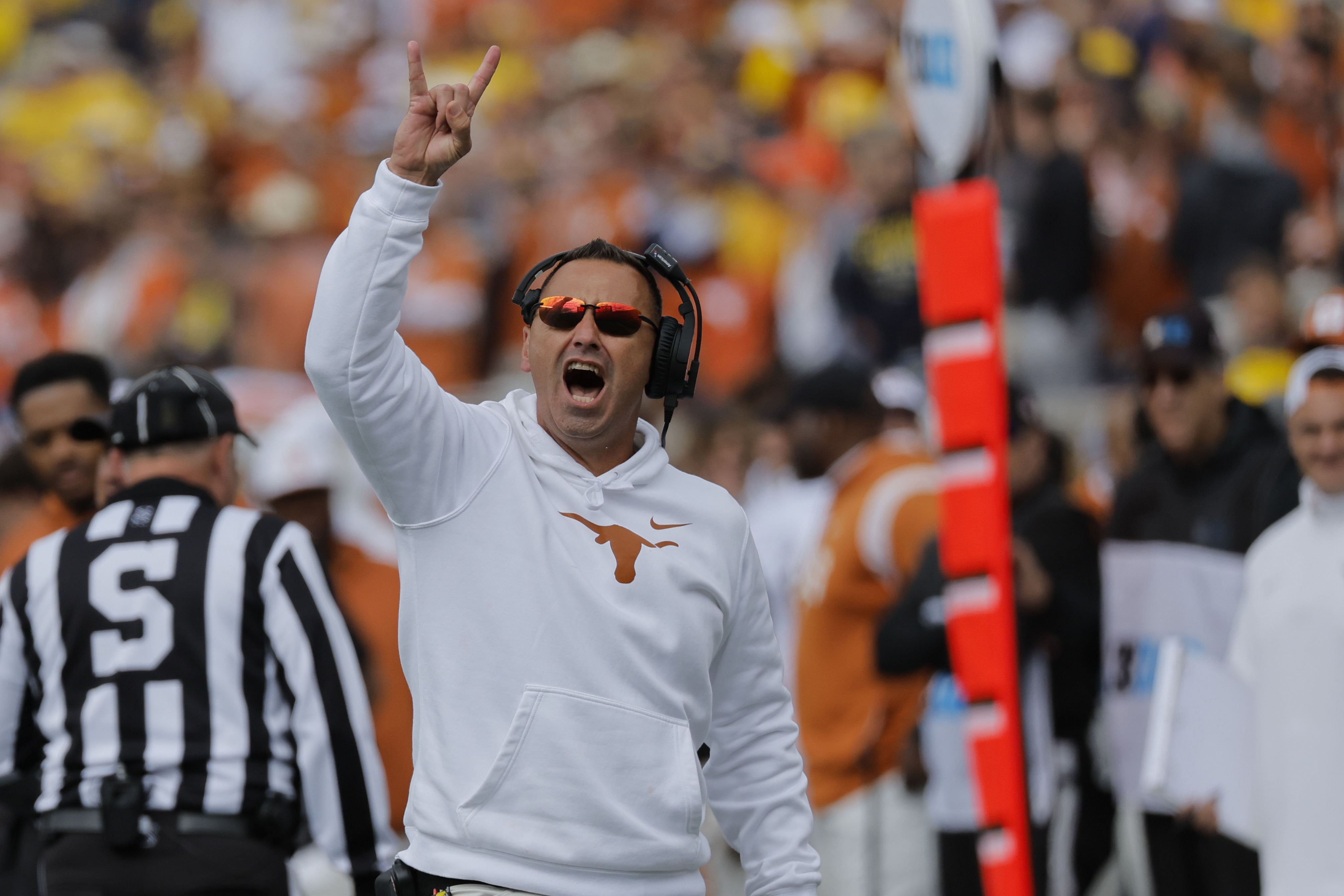 Texas Longhorns head coach Steve Sarkisian - Source: Imagn