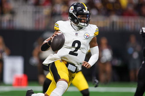 Jaxson Dart could supplant Justin Fields with the Pittsburgh Steelers. (Photo Credit: IMAGN)