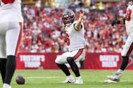 Tampa Bay QB Baker Mayfield would benefit from Sanders in his backfield. (Photo Credit: IMAGN)