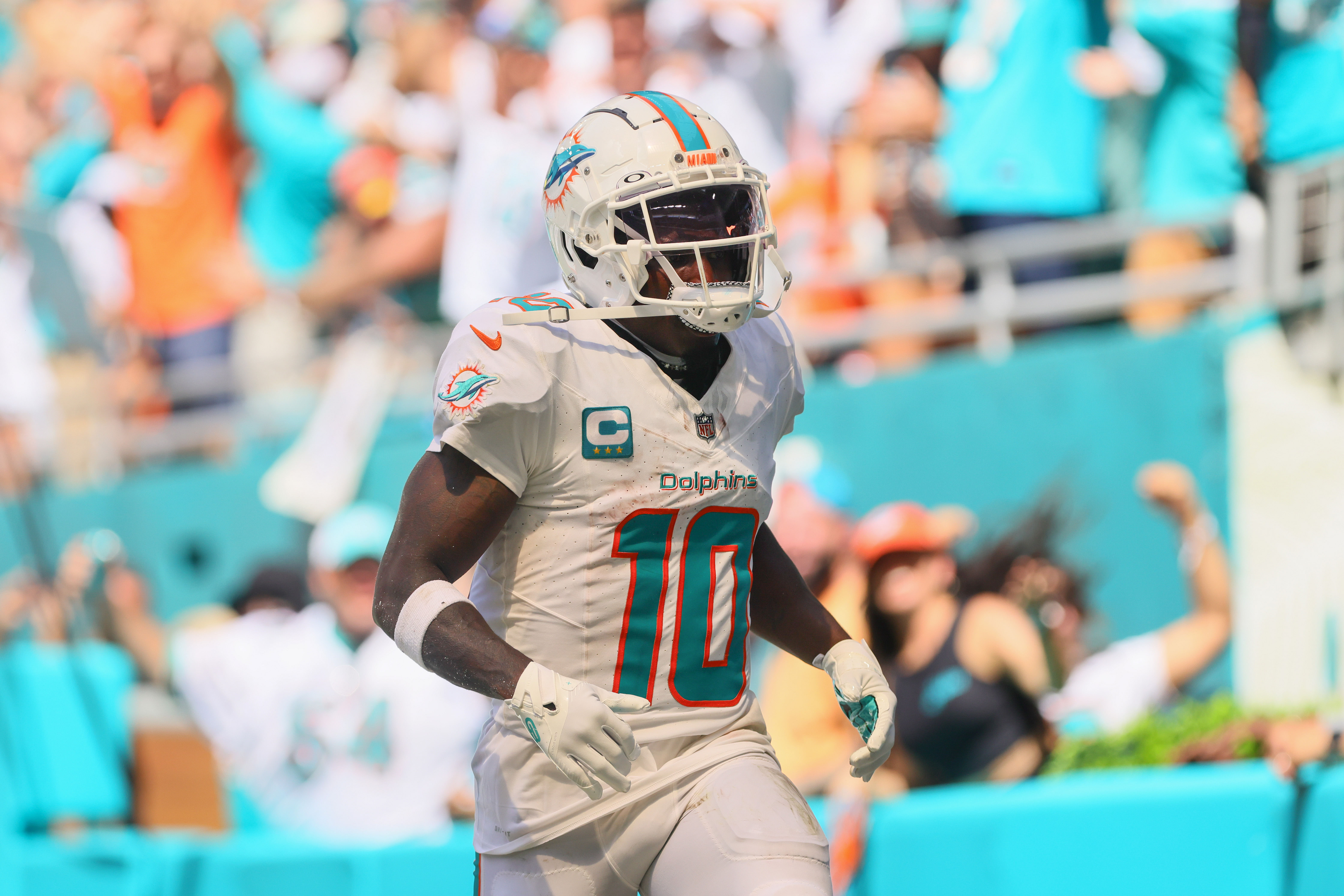 Miami Dolphins WR Tyreek Hill - Source: Imagn