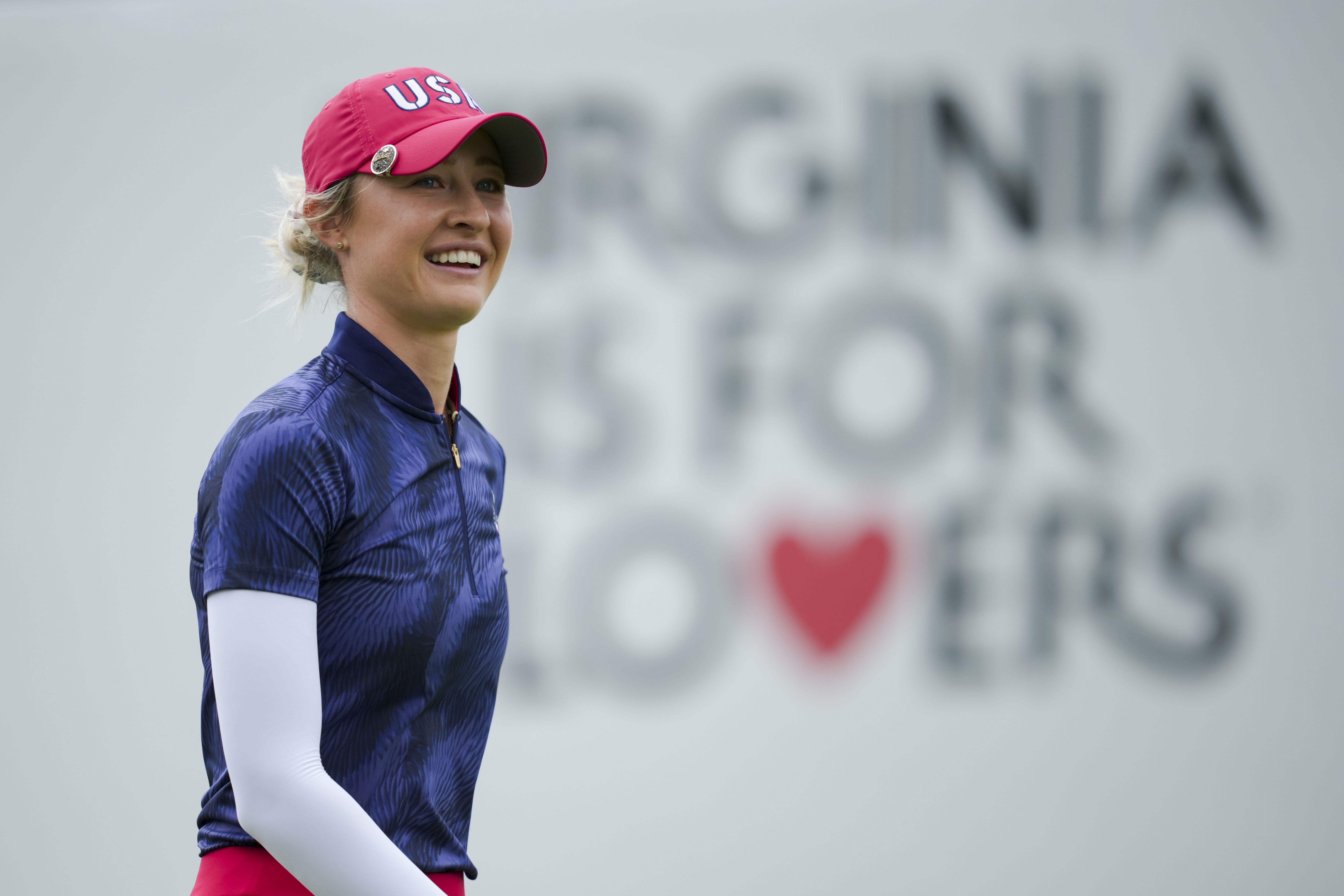 Nelly Korda at the Solheim Cup-Europe at USA - Source: Imagn