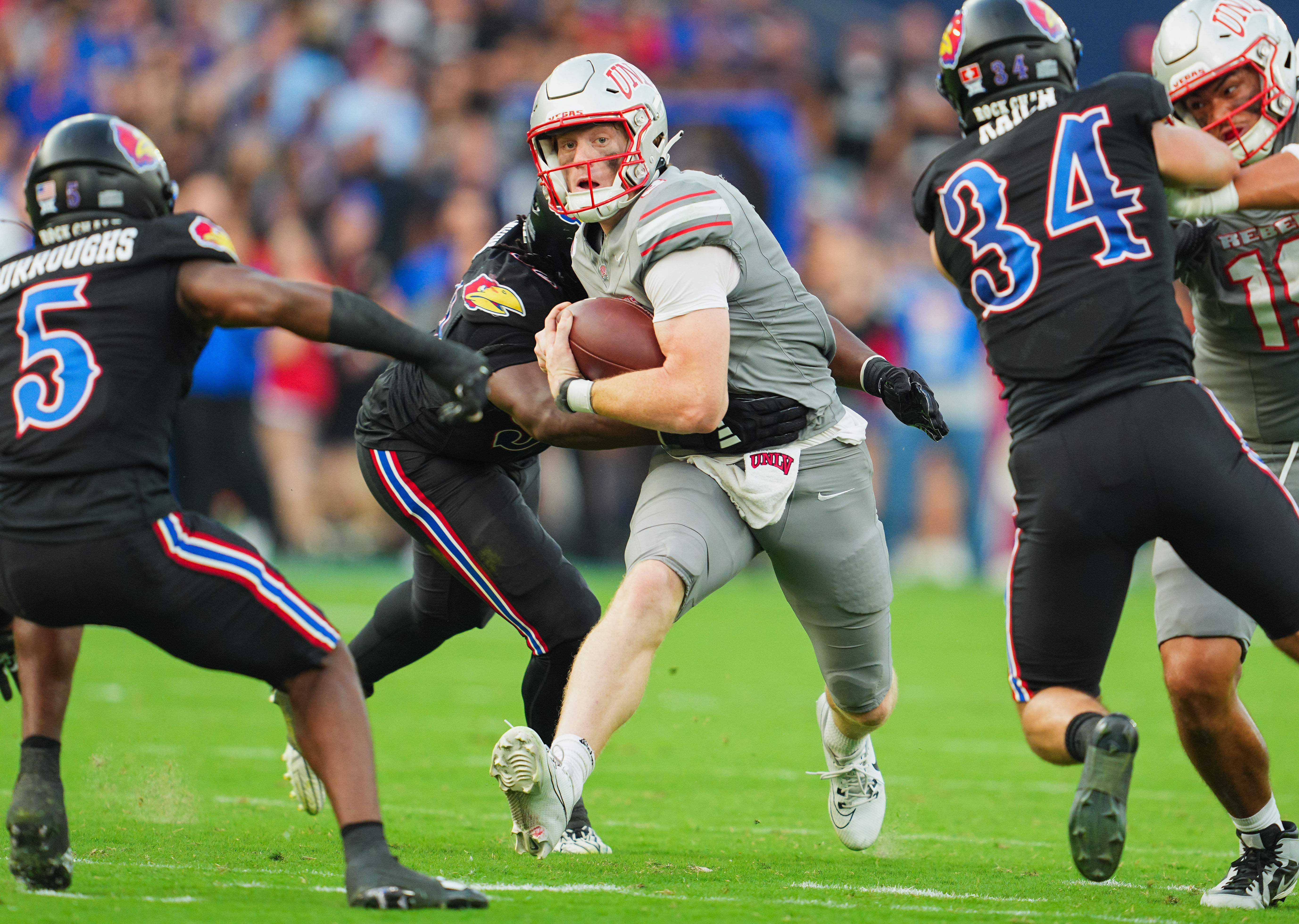 NCAA Football: UNLV at Kansas - Source: Imagn