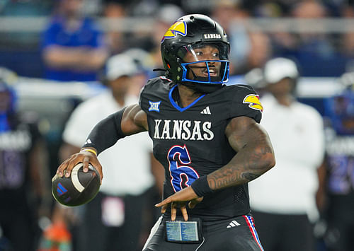 Kansas QB Jalon Daniels has struggled but could jump-start the season in Week 4. (Photo Credit: IMAGN)