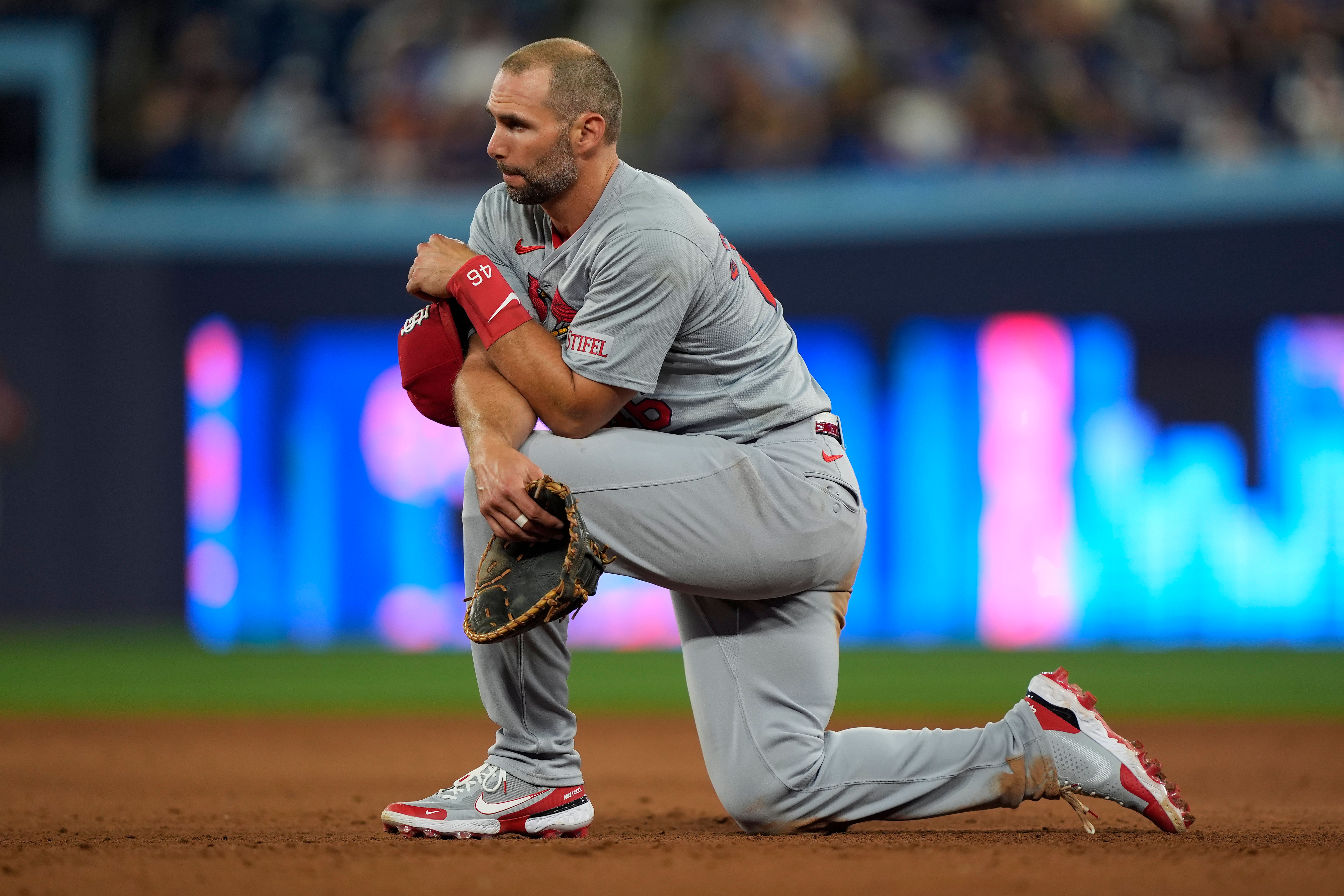 Paul Goldschmidt has a good chance at hitting a home run (Imagn)