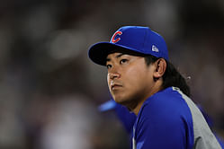 WATCH: Cubs pitcher Shota Imanaga and translator Edwin Stanbery bring 'Toy Story' to life as Slinky Dog