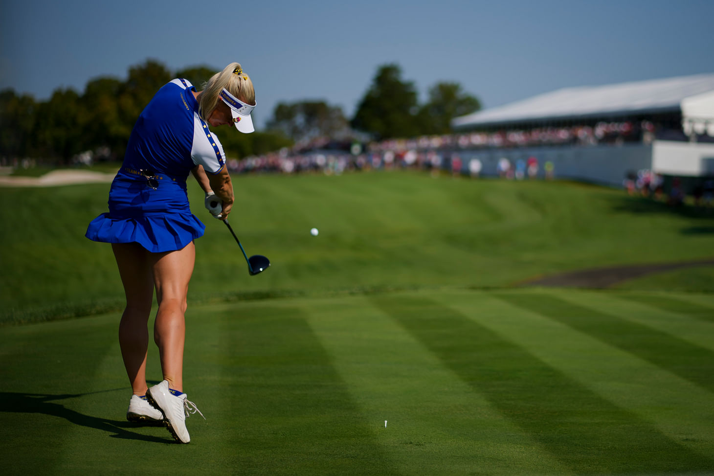 Charley Hull Charley Hull spotted smoking at the 2024 Solheim Cup as