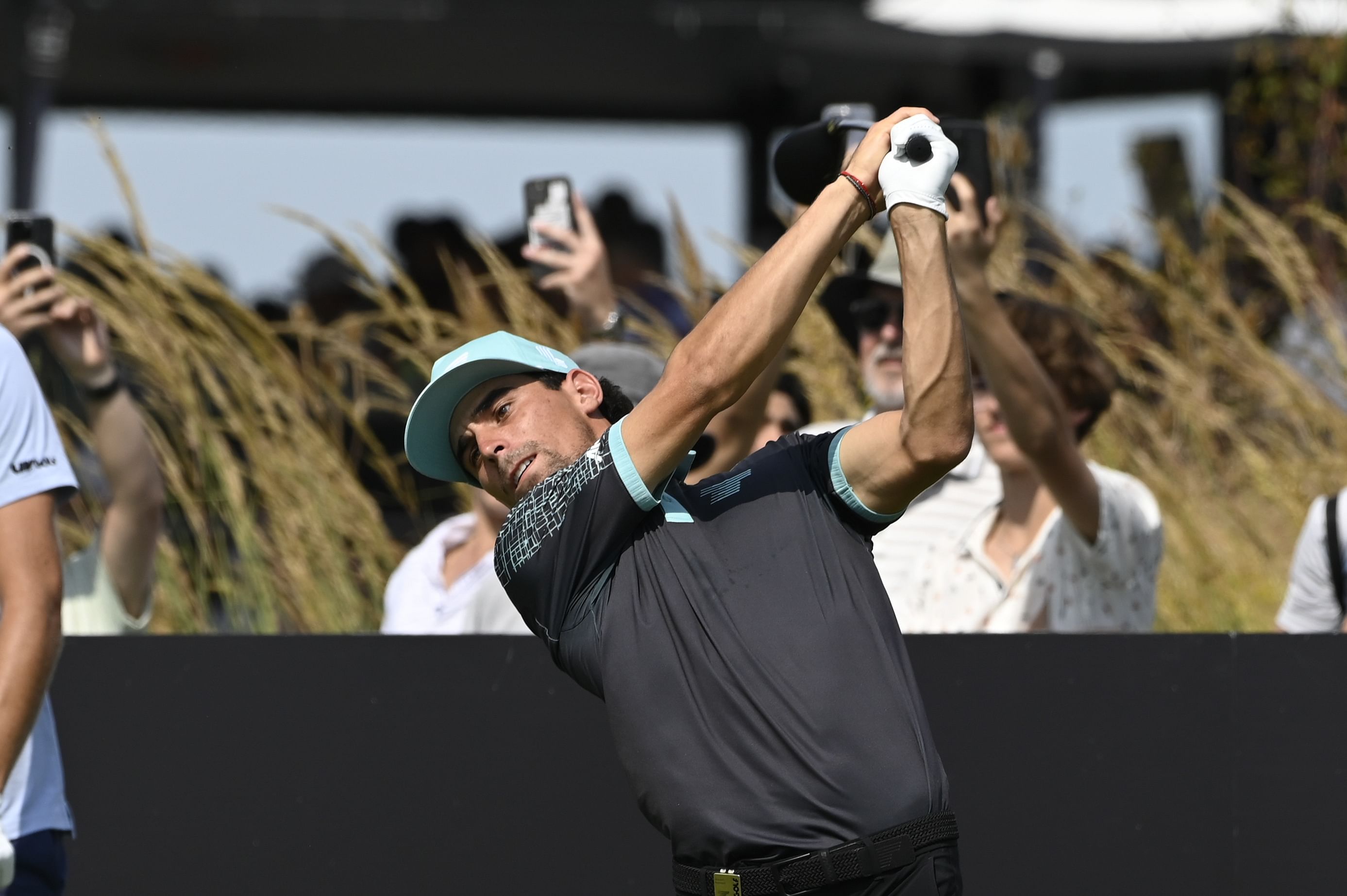 Joaquin Niemann at the 2024 LIV Golf Chicago (Image Source: Imagn)