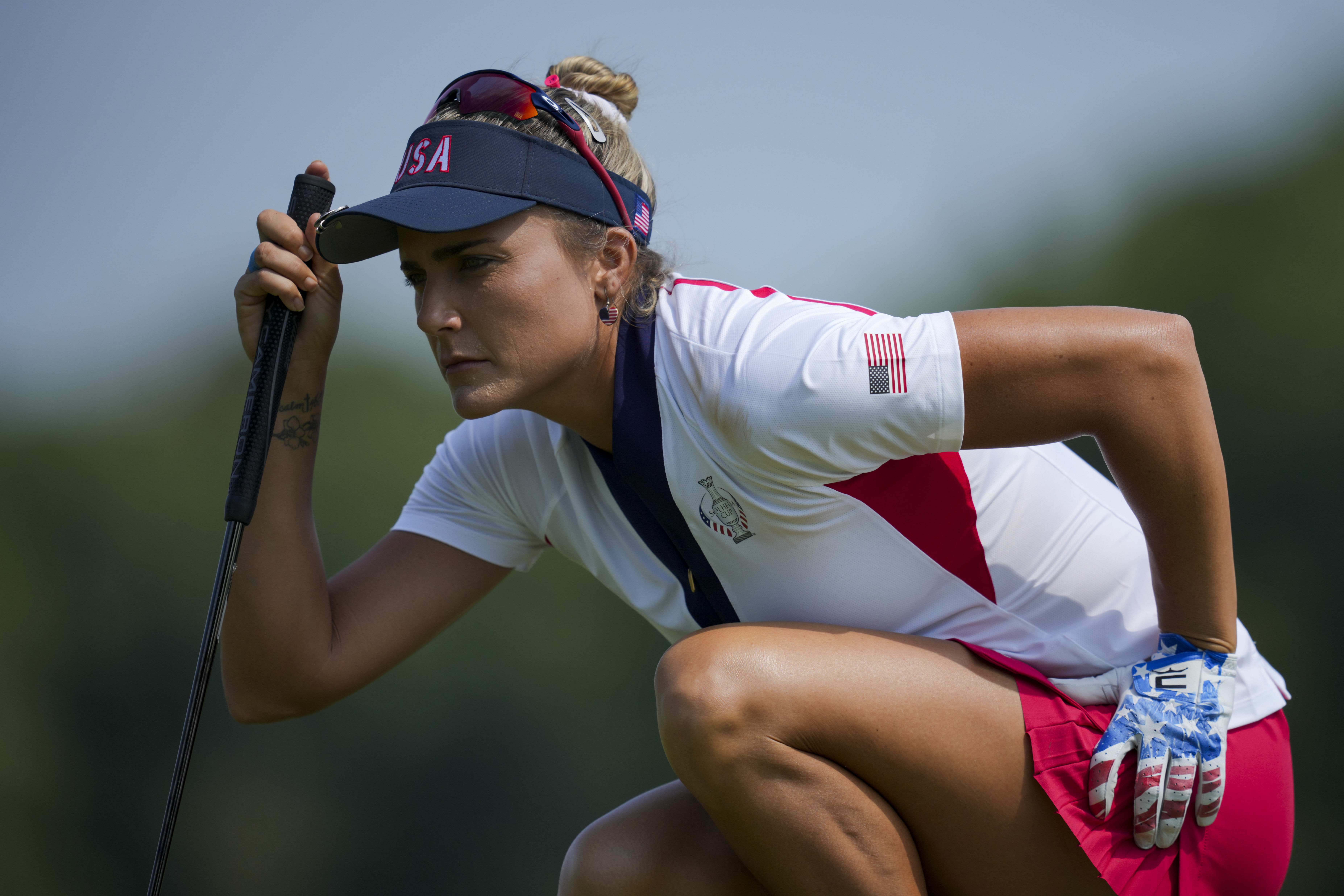 Lexi Thompson nearly won it with one putt (Imagn)