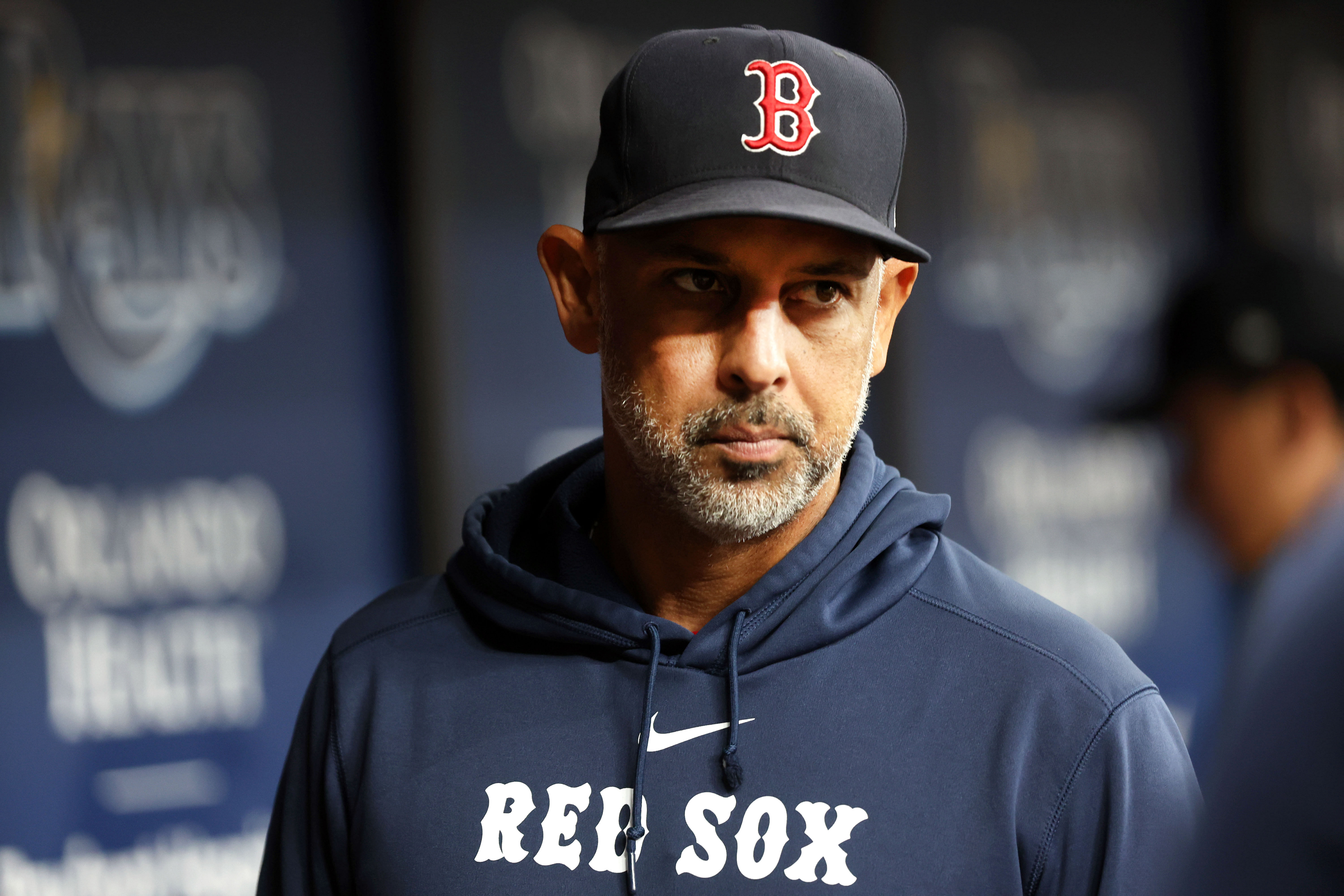 Alex Cora was ejected (Imagn)