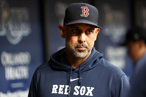 Alex Cora was ejected (Imagn)