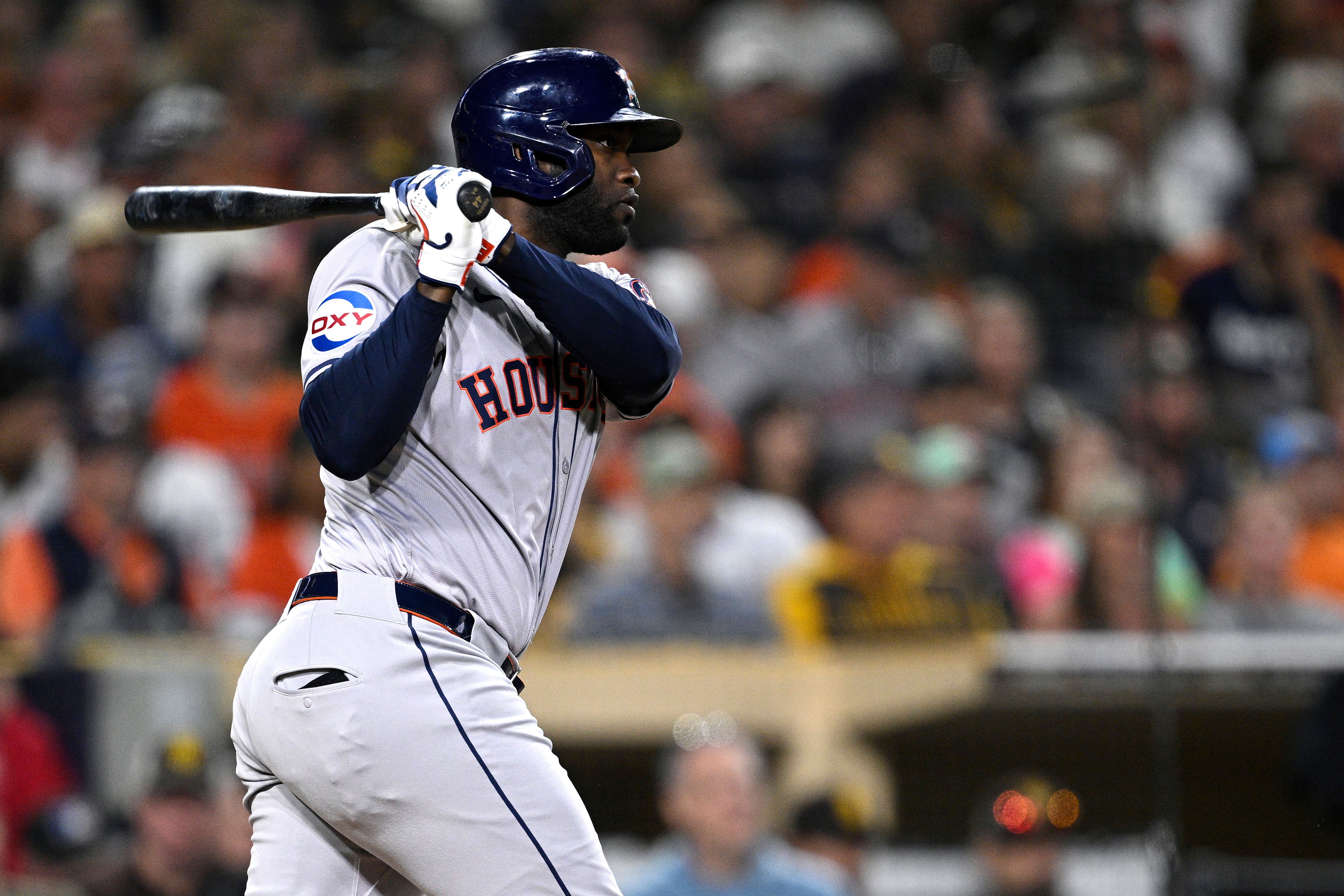 Yordan Alvarez has 34 home runs (Imagn)