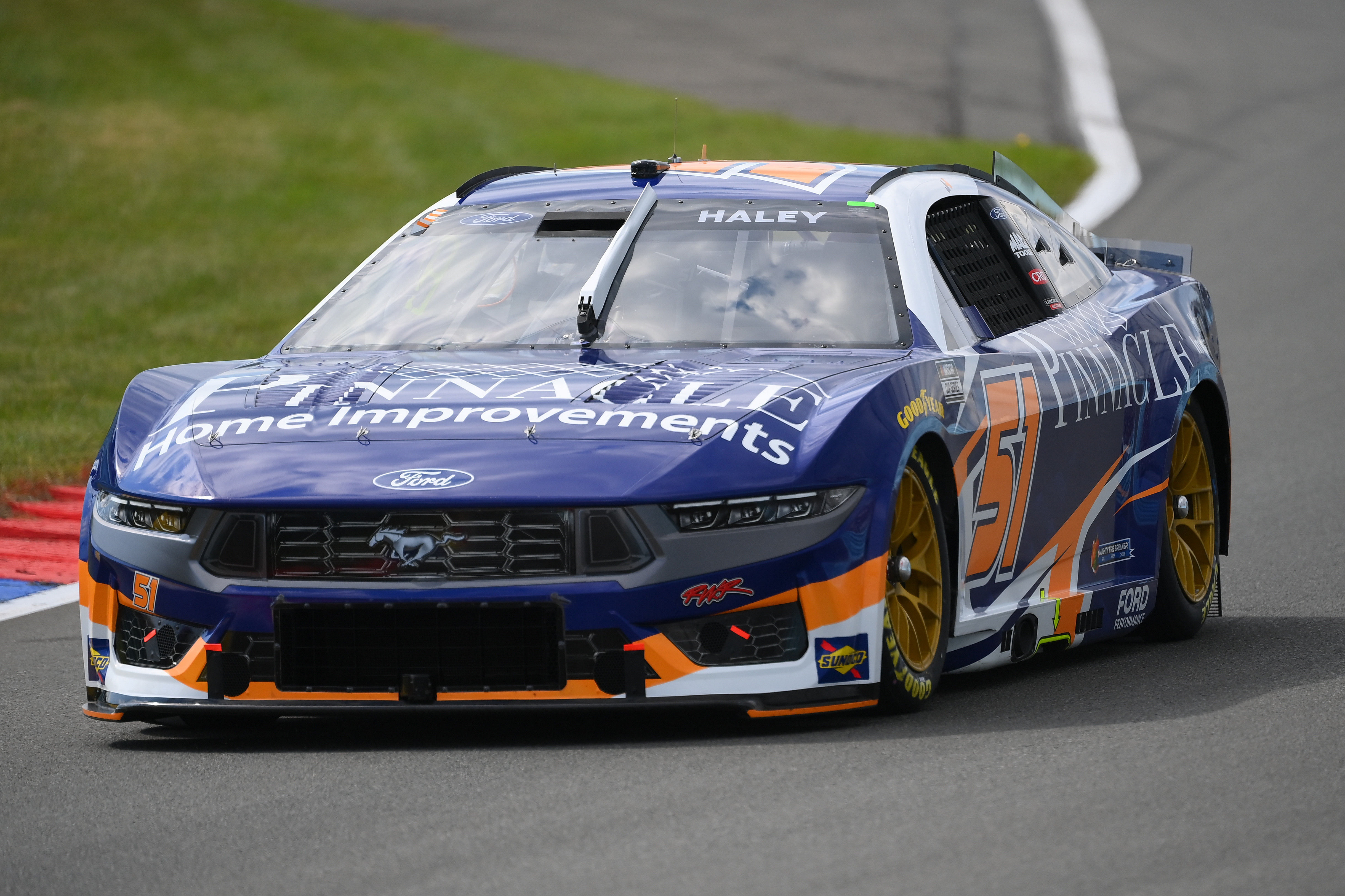 Justin Haley (51) during the Go Bowling at The Glen at Watkins Glen International. Mandatory Credit: Rich Barnes-Imagn Images