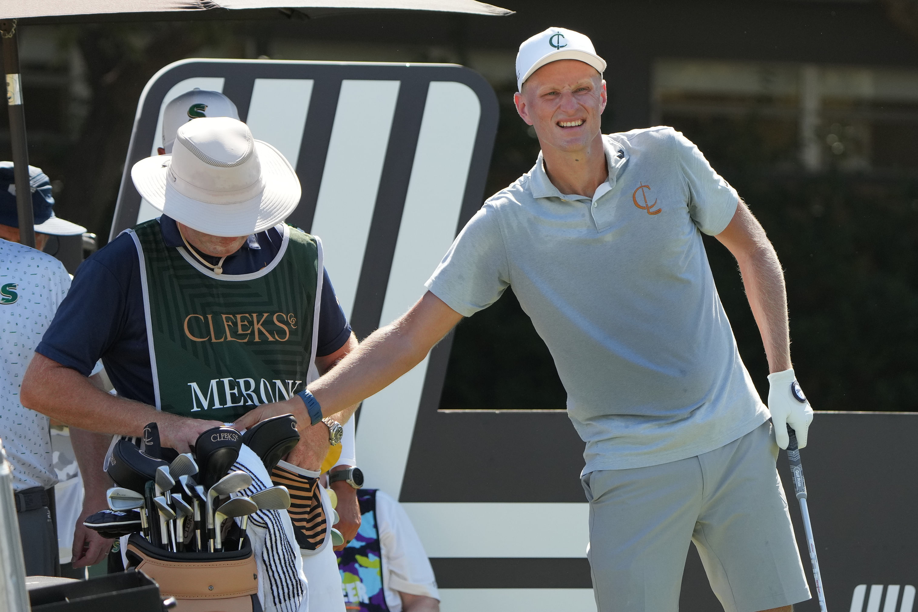 Adrian Meronk during the LIV Golf Dallas Team Championship (Image Source: Imagn)