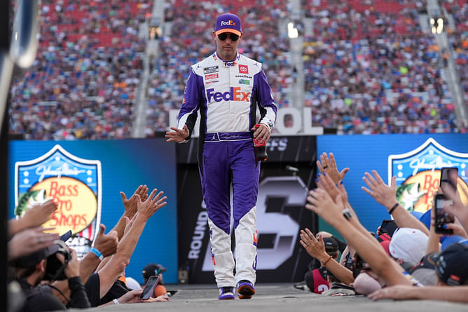 “It’s f***ing on now”: Denny Hamlin pumped after 'easing' through the elimination night at Bristol