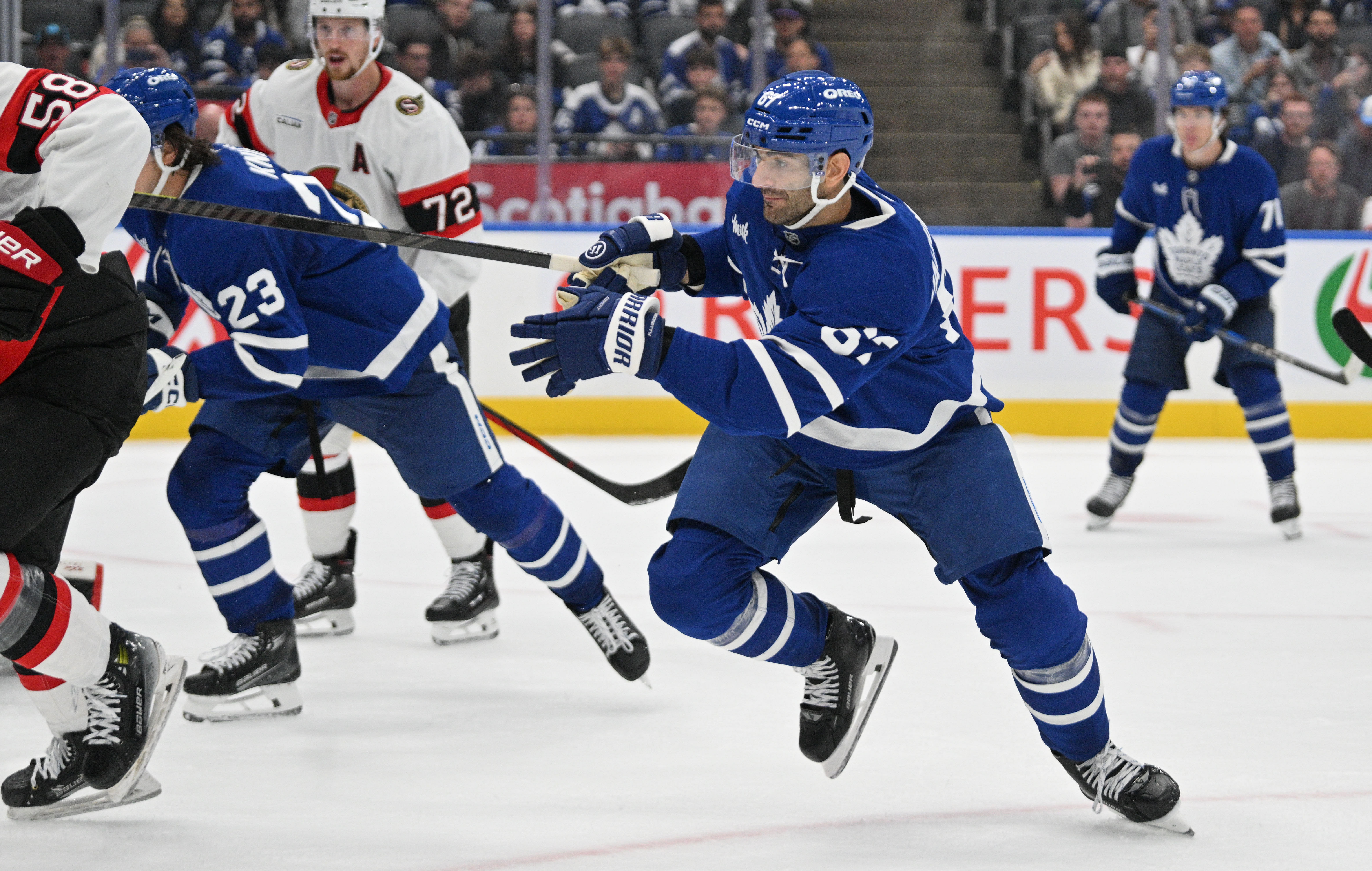 Max Pacioretty played well during the preseason opener (Imagn)