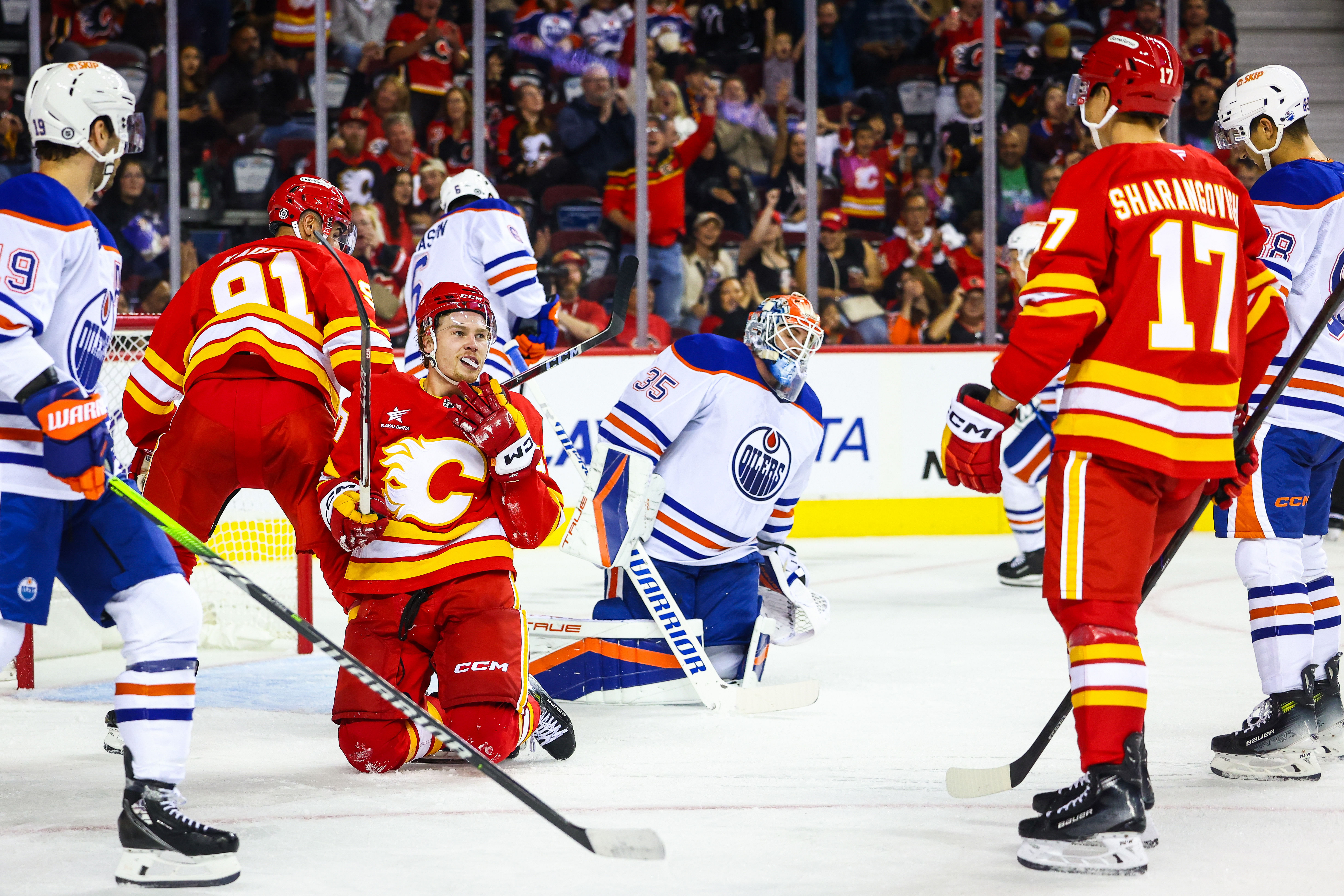 NHL: Preseason-Oilers at Calgary Flames - Source: Imagn