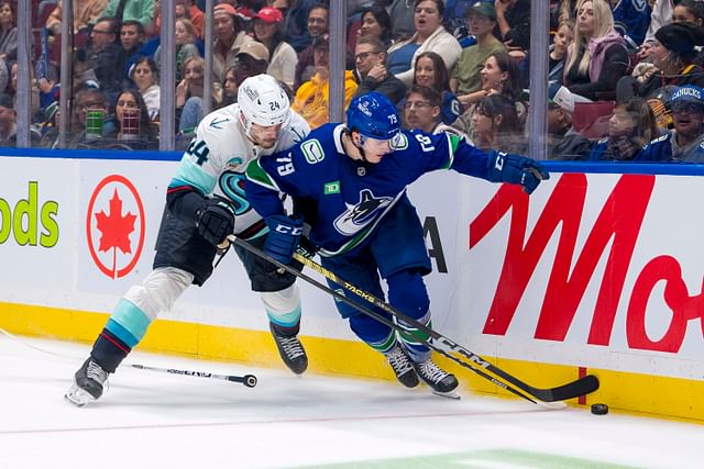 NHL: Preseason-Seattle Kraken at Vancouver Canucks - Source: Imagn