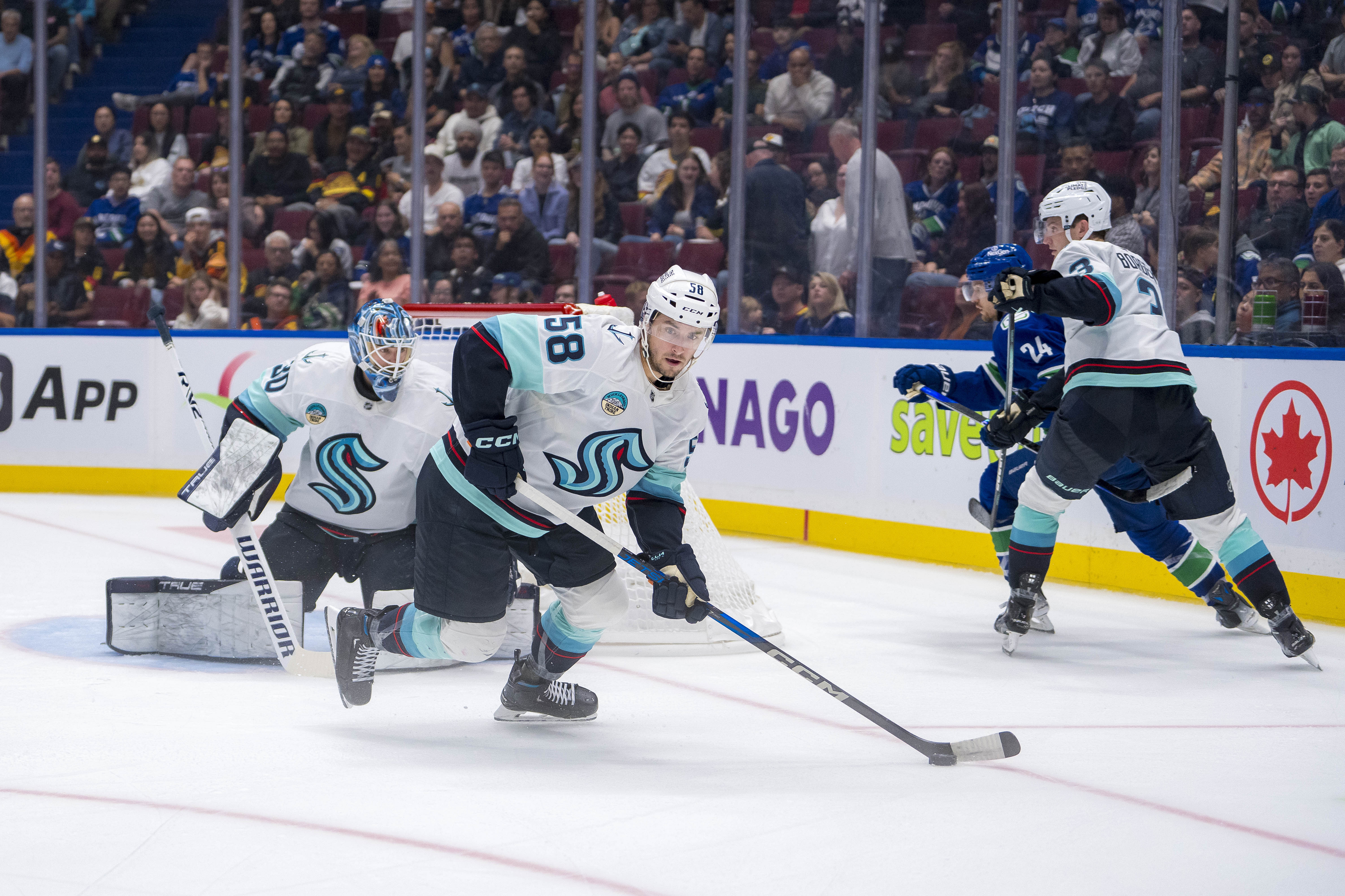 NHL: Preseason-Seattle Kraken at Vancouver Canucks - Source: Imagn