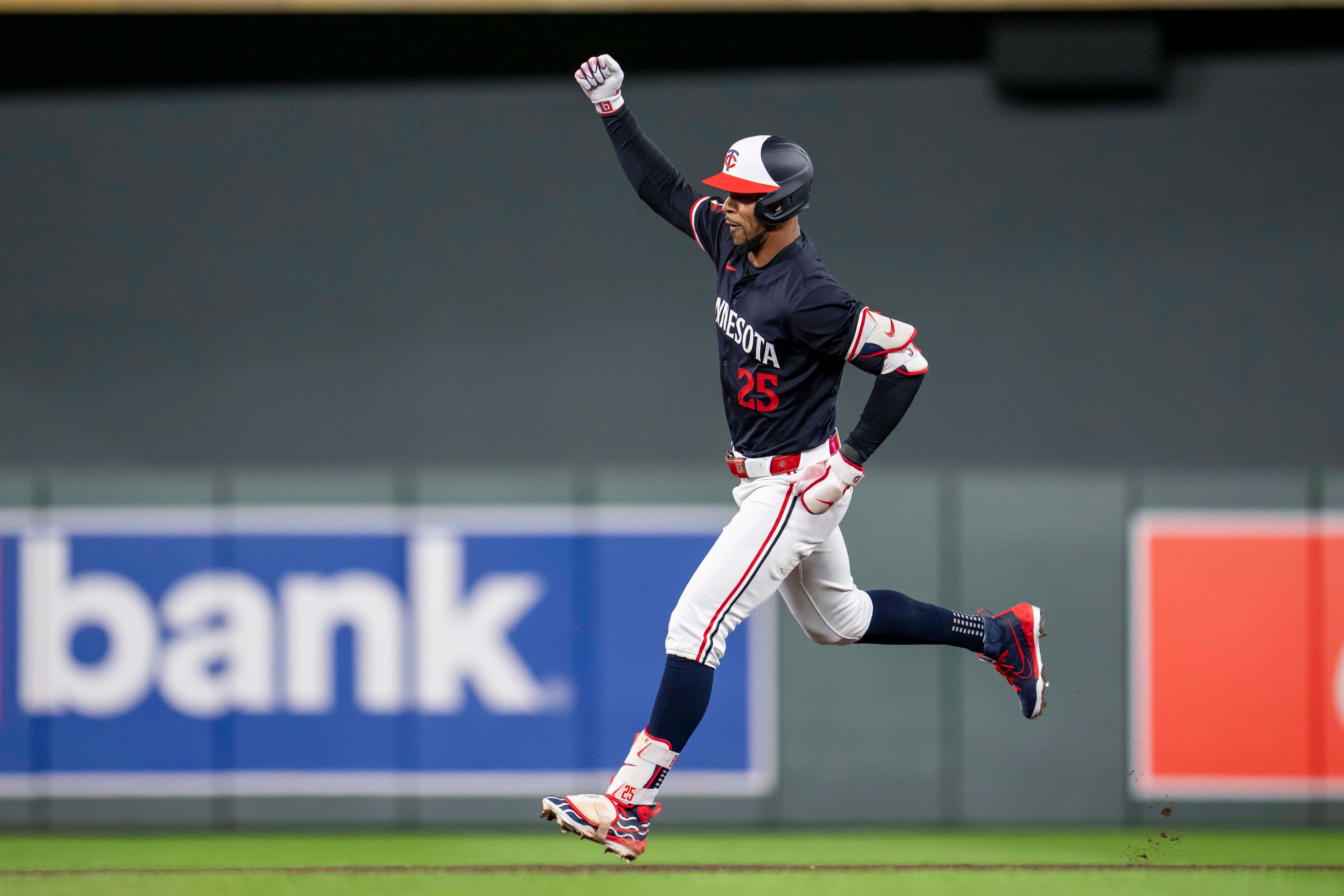 Byron Buxton could hit a home run today (Imagn)