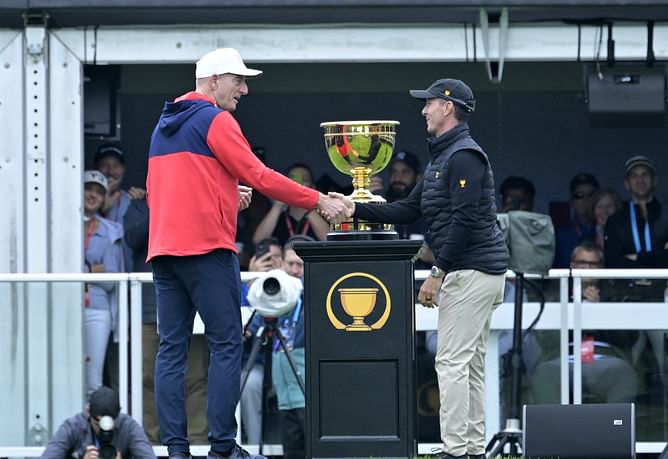 2024 Presidents Cup Day 2 foursomes pairings and tee times explored