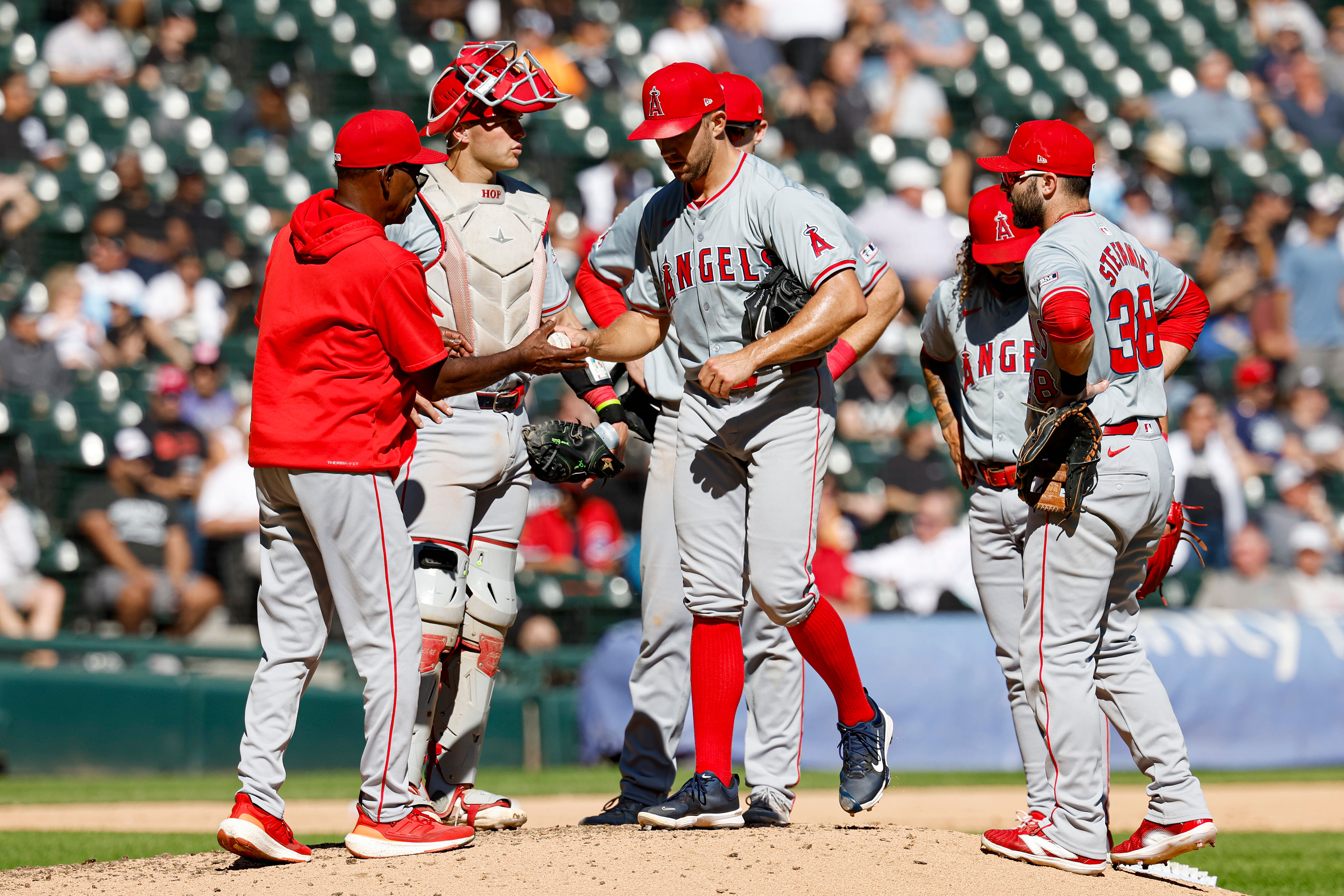 The Angels have had only one month with a winning percentage above .500 this season (Photo Credit: IMAGN)