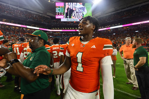 One transfer who has fared well is QB Cam Ward, a possible Heisman candidate at Miami (Image Credit: IMAGN)