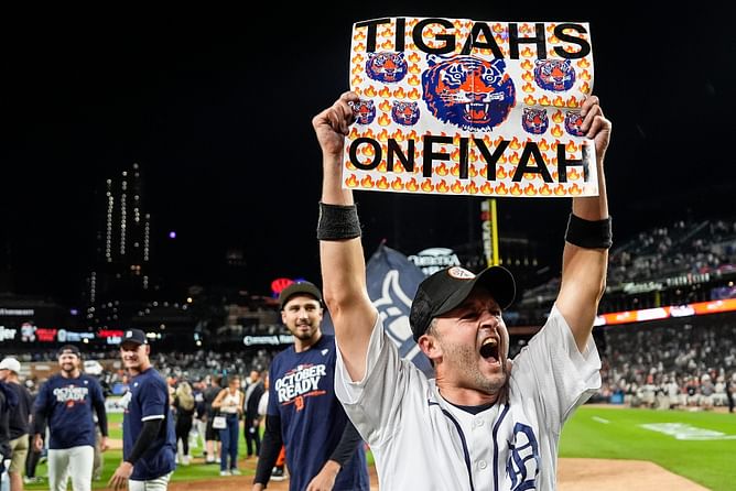WATCH: Detroit Tigers honor superfan on field with unforgettable moment to celebrate playoff qualification