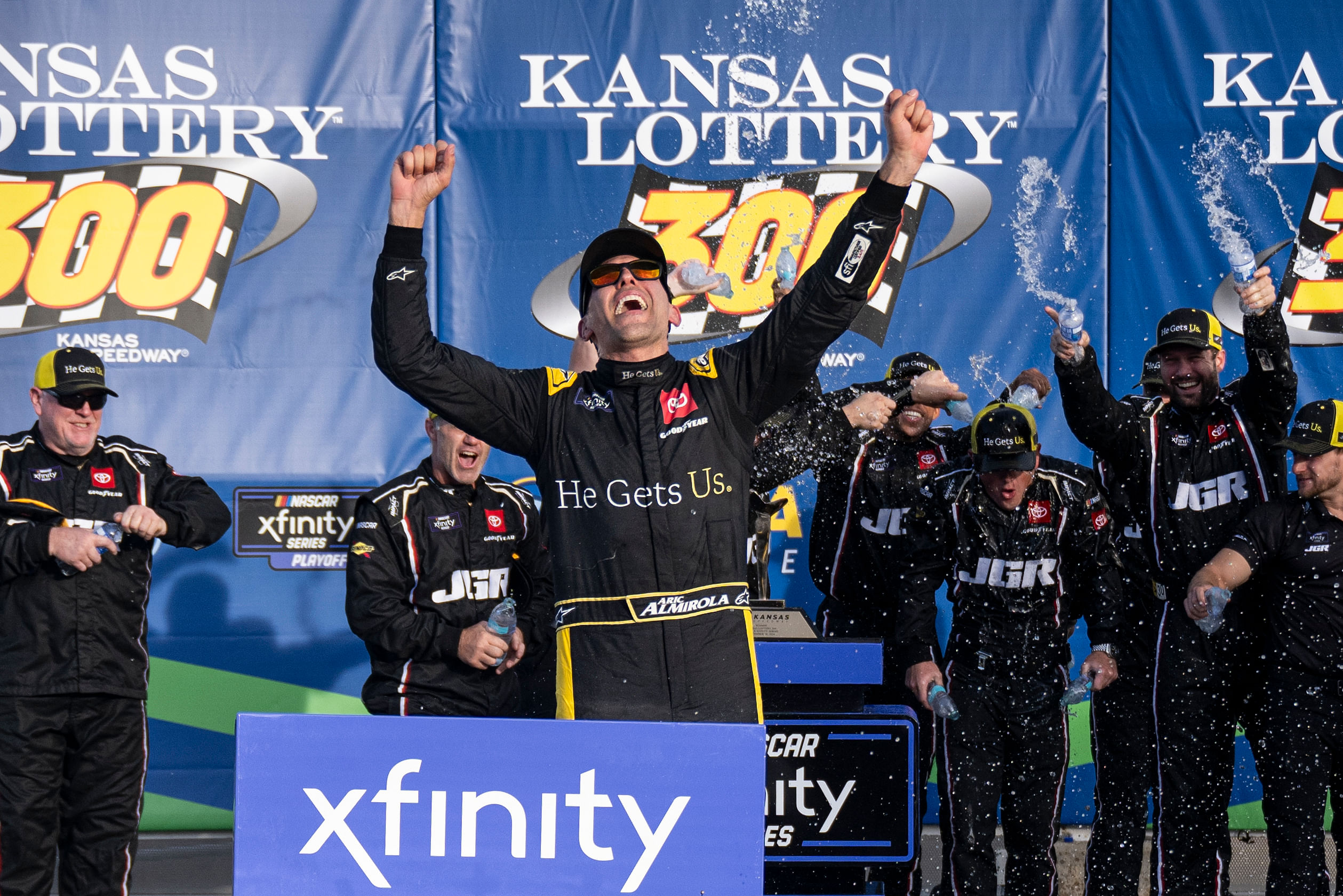 Kansas Lottery 300 Who won the NASCAR Xfinity Series race today? Full