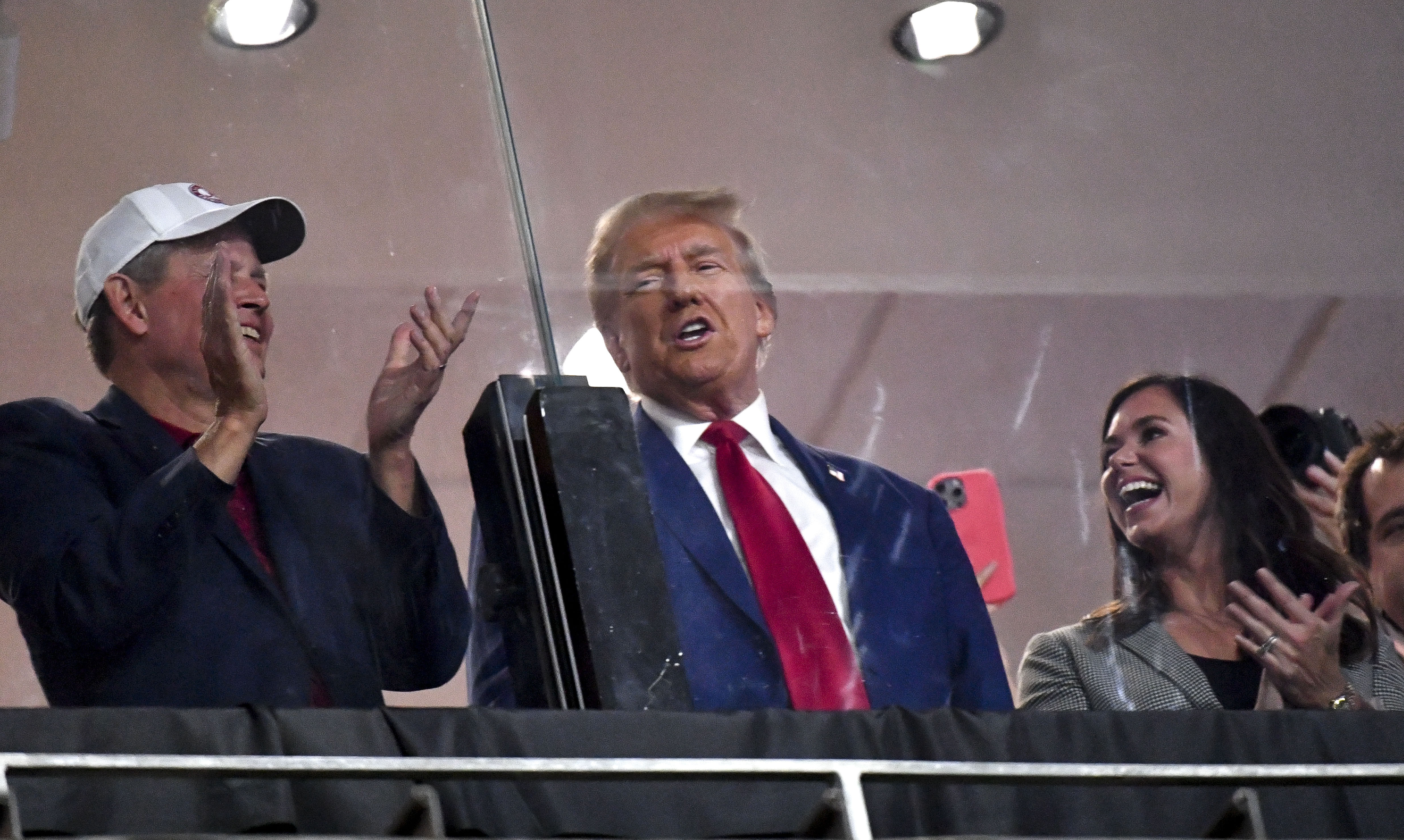 US Presidential candidate Donald Trump at the Alabama-Georgia game - Source: Imagn