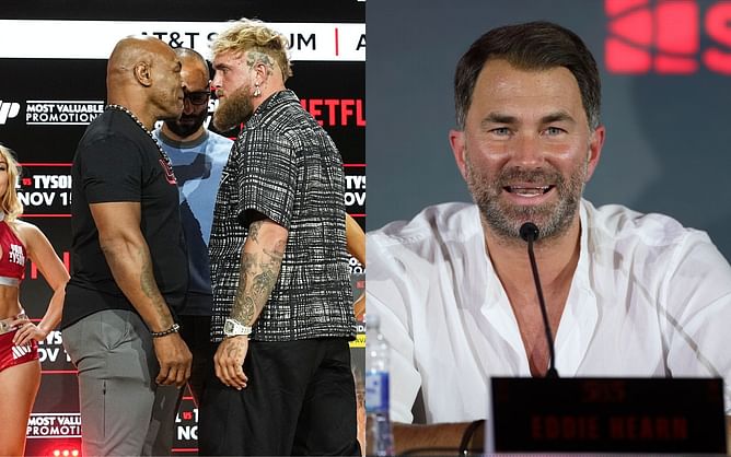 Jake Paul doesn't have Mike Tyson's "best interests at heart," says Eddie Hearn: "He was shot to pieces"