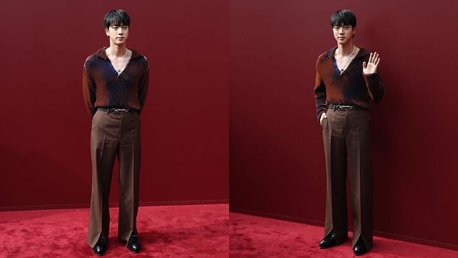 “THE MAIN EVENT” — Fans react as “Kim Seokjin” chants take over the streets of 2024 Milan Fashion Week on BTS' Jin’s arrival