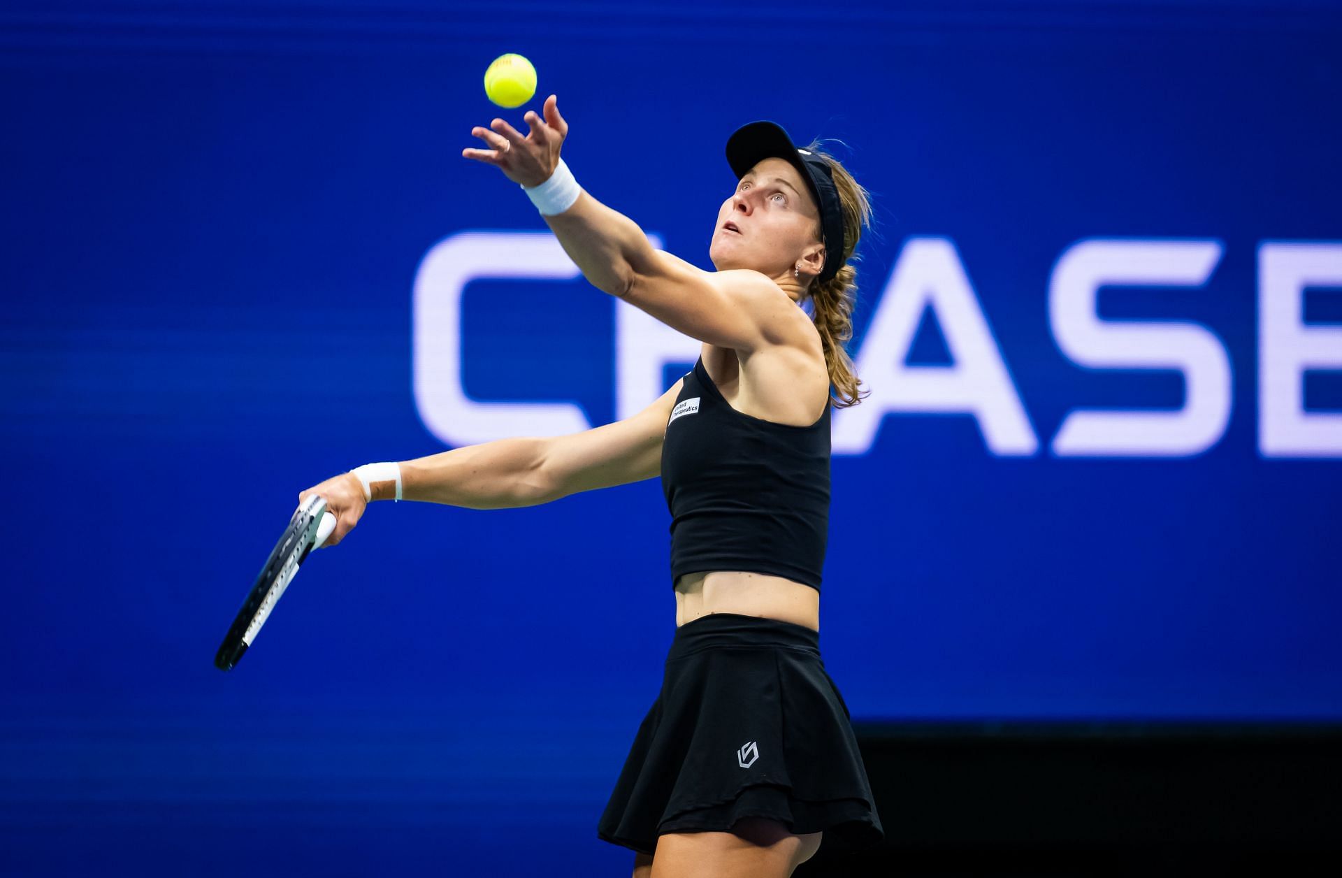 Liudmila Samsonova in action at the US Open (Picture: Getty)