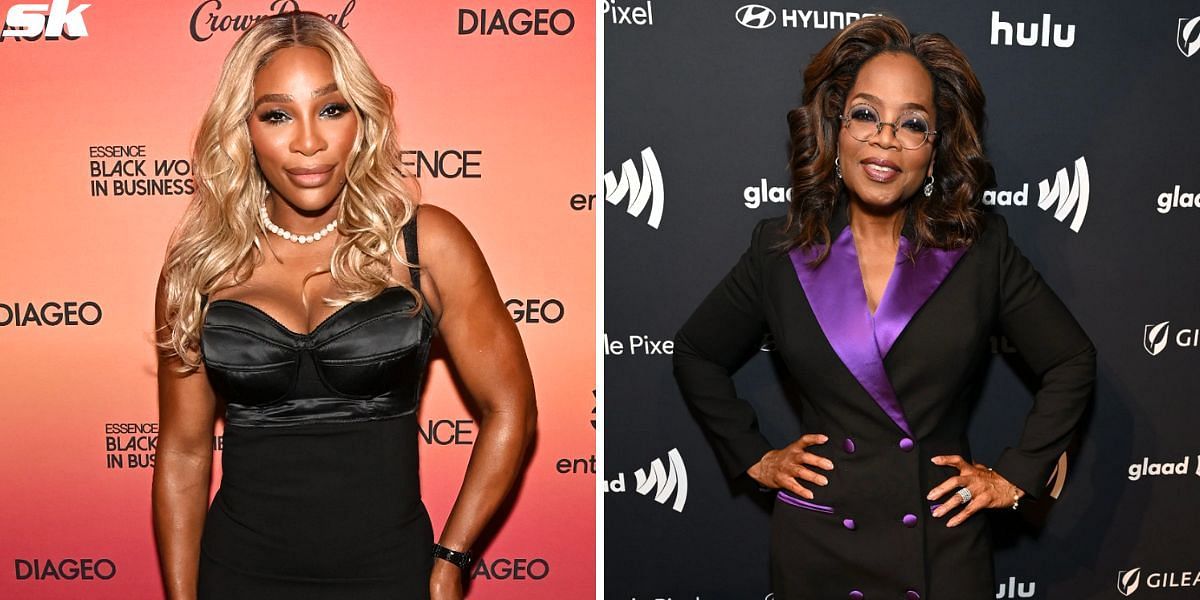 Serena Williams(left) and Oprah Winfrey(right). Images: Getty