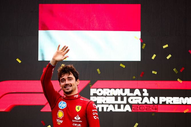 Watch: Charles Leclerc's last lap at F1 Italian GP with passionate Italian commentary in the background