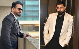 "Oh bhai bhai" - Irfan Pathan reacts to Mohammed Shami's dapper look