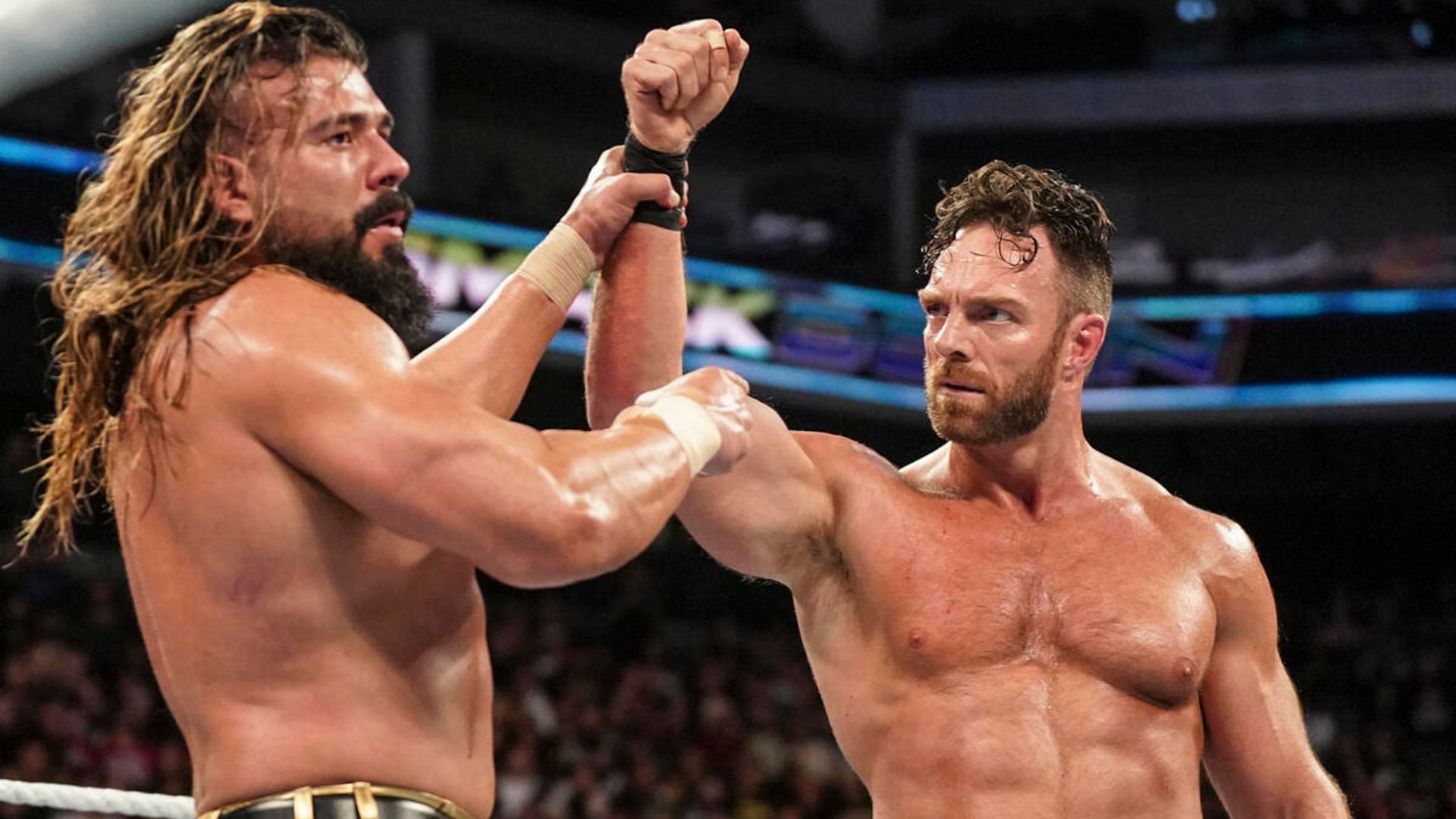 Andrade and LA Knight (Image Credits: WWE.com)